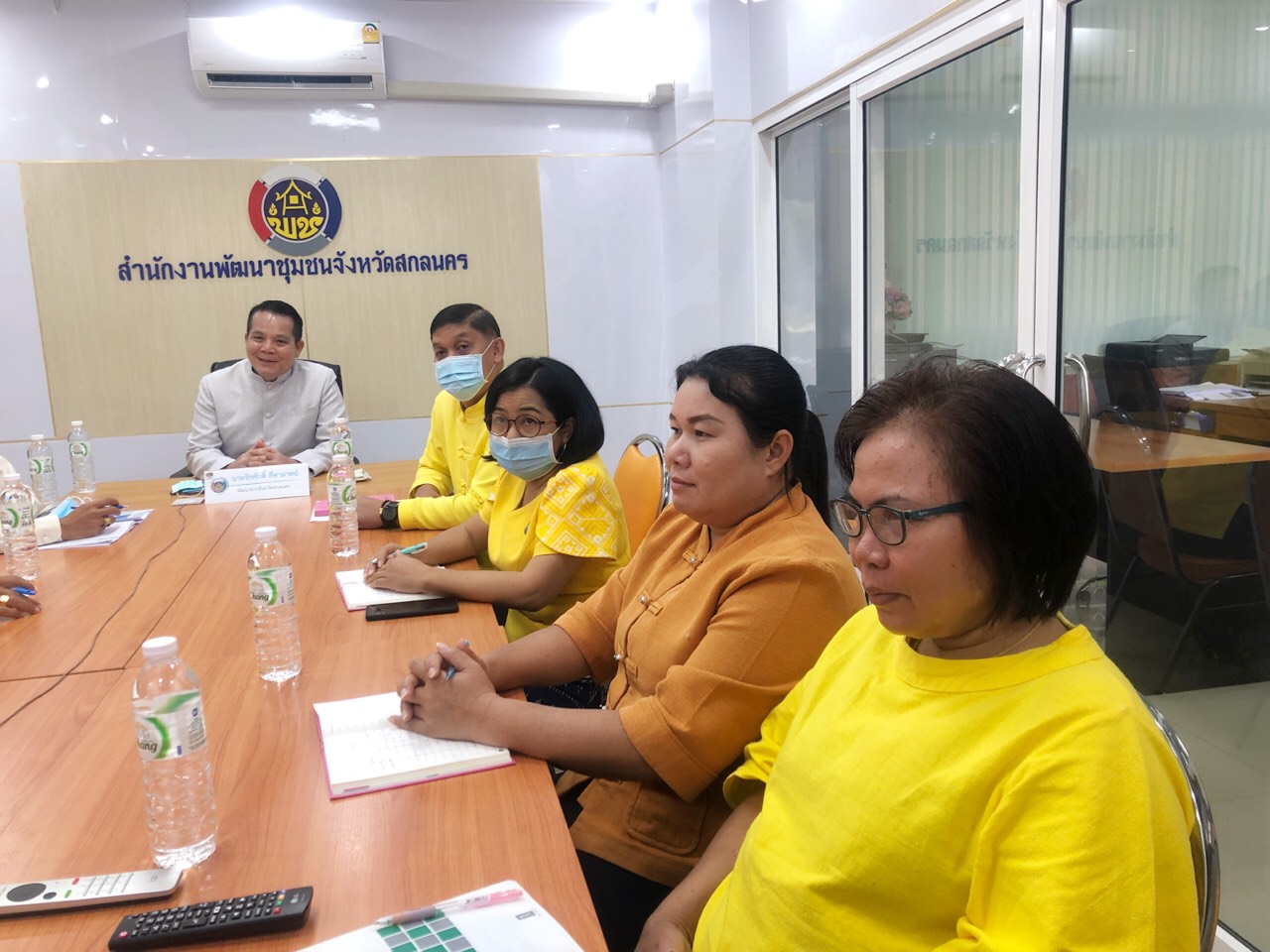 พช.สกลนคร…ร่วมประชุมกรมการพัฒนาชุมชน ครั้งที่ 9/2563 ผ่านระบบวีดิทัศน์ทางไกล (Video Conference)