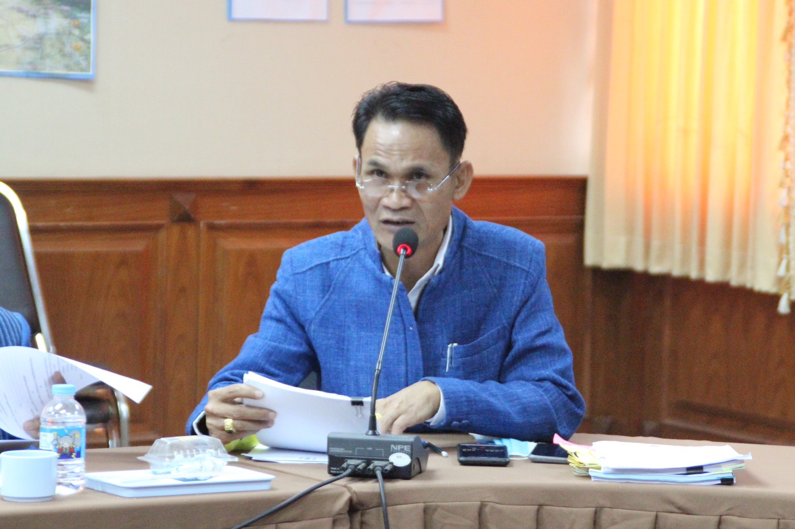 “พช.สกลนคร ประชุมคณะอนุกรรมการสนับสนุนและติดตามการดำเนินงานกองทุนหมู่บ้าน ระดับจังหวัด”