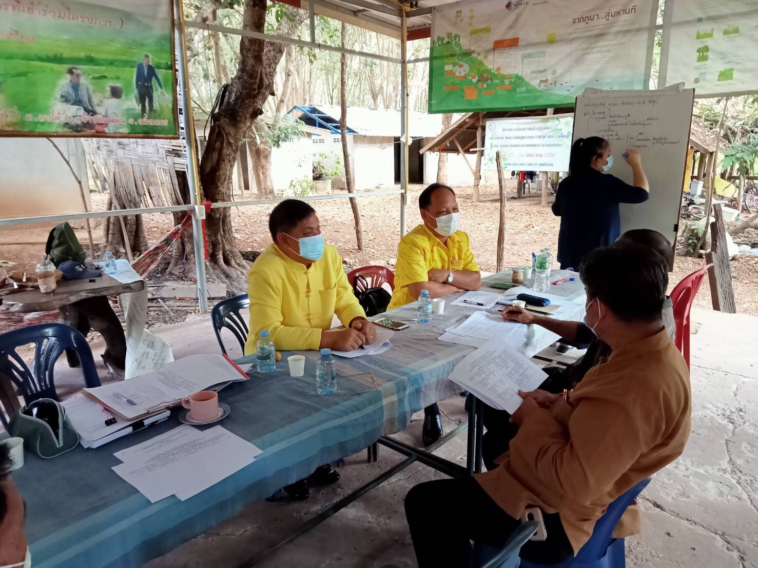 พช.สกลนคร ประชุมเตรียมความพร้อมการฝึกอบรมโครงการพัฒนาพื้นที่ต้นแบบการพัฒนาคุณภาพชีวิตตามหลักทฤษฎีใหม่ ประยุกต์สู่ “โคก หนอง นา โมเดล”