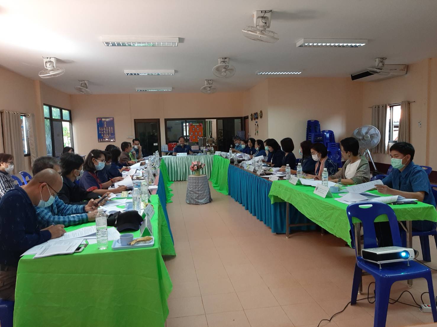 พช.สกลนคร ประชุมผู้บริหารและนักวิชาการพัฒนาชุมชนจังหวัดสกลนคร  ครั้งที่ 1/2564  วันศุกร์ที่ 29 มกราคม 2564