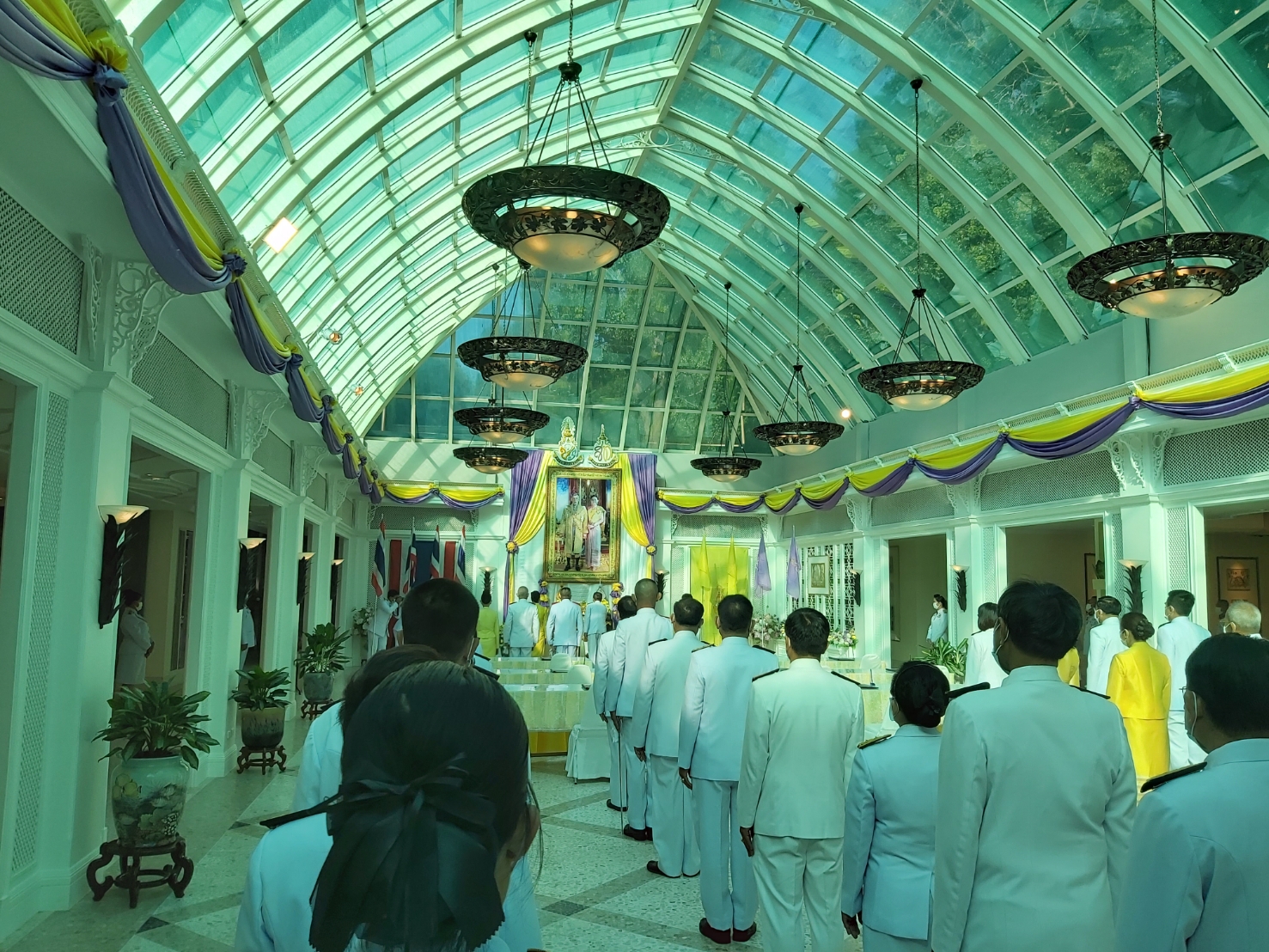 พช.สกลนคร ร่วมพิธีลงนามถวายพระพร เนื่องในโอกาสวันขึ้นปีใหม่ 2564