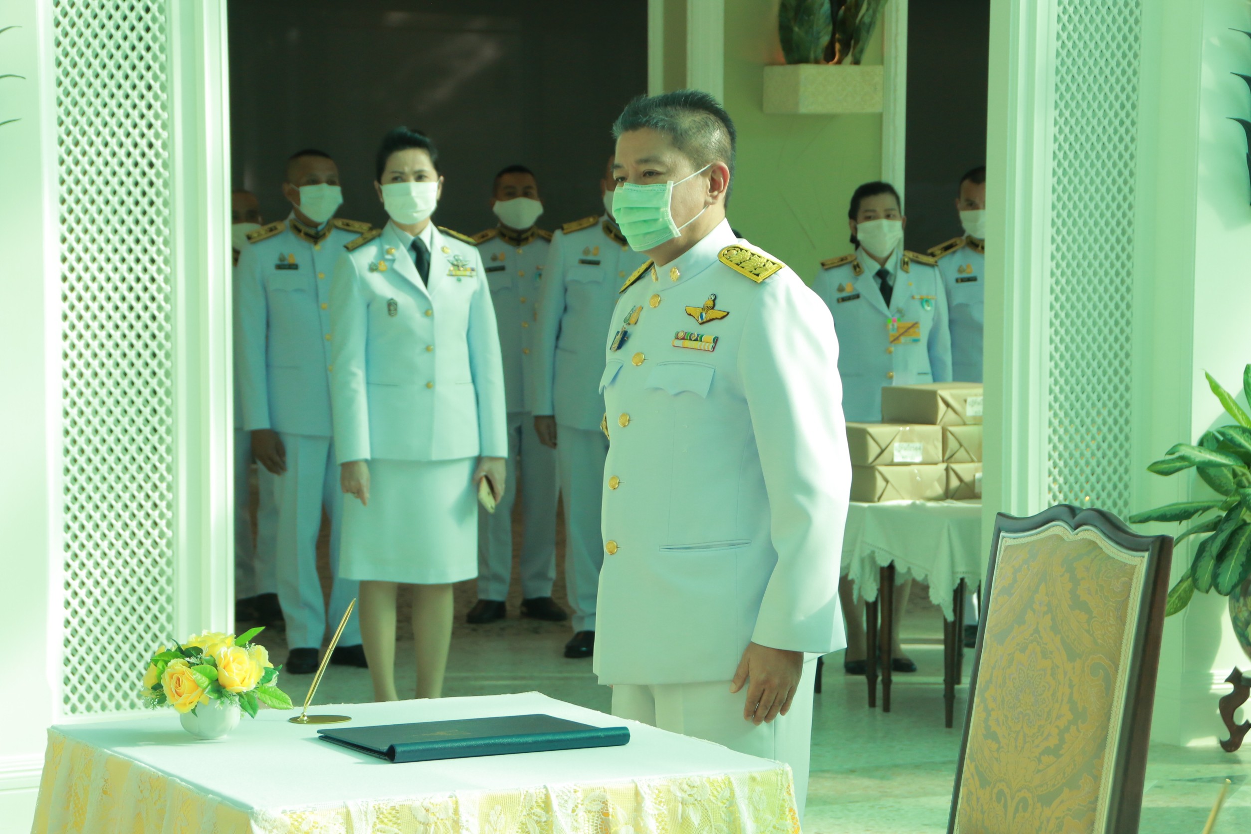 พช.สกลนคร ร่วมพิธีลงนามถวายพระพร เนื่องในโอกาสวันขึ้นปีใหม่ 2564