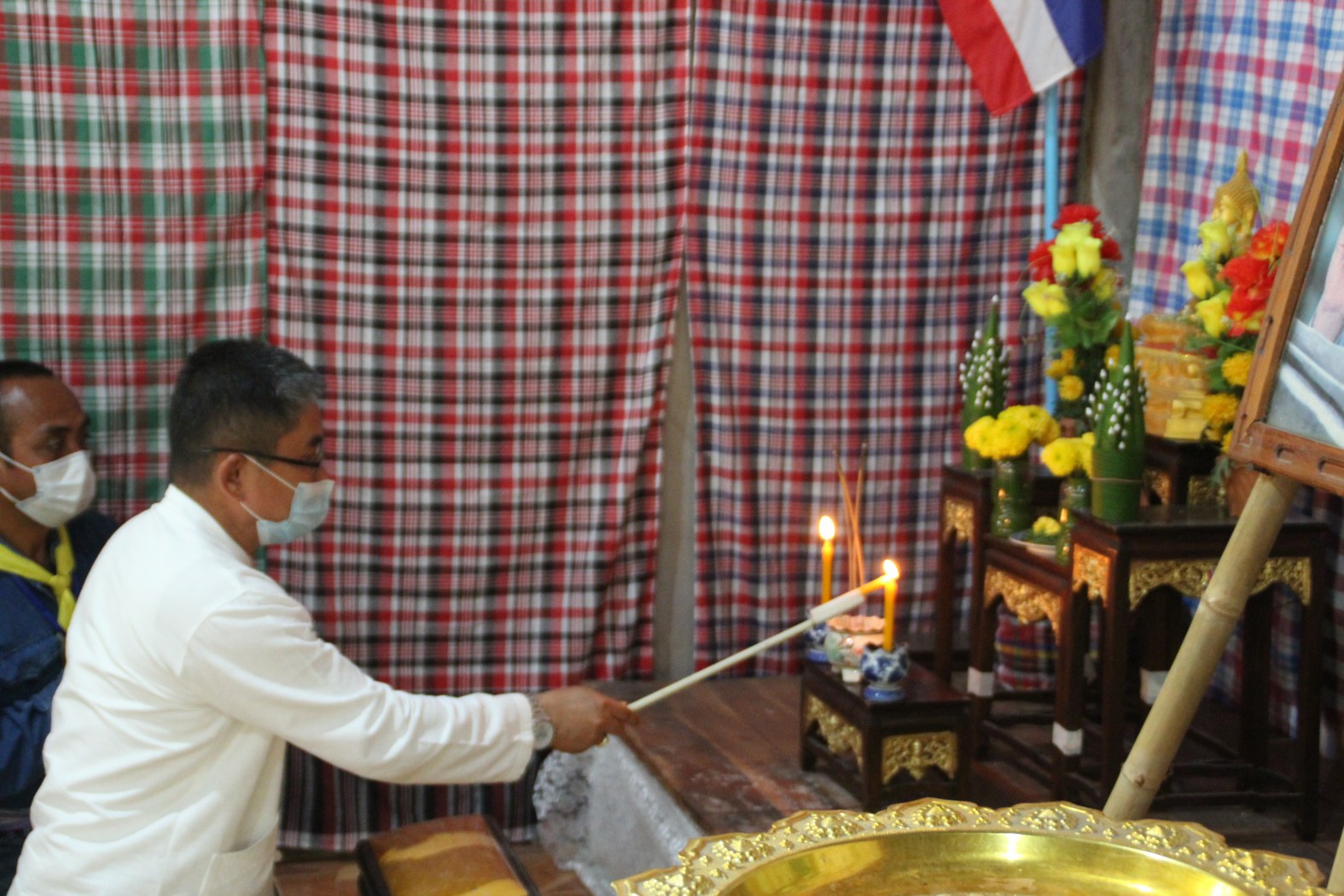 นายสมาน พั่วโพธิ์ พัฒนาการจังหวัดสกลนคร  บรรยายพิเศษในหัวข้อ “การขับเคลื่อนสืบสานศาสตร์พระราชา กลไก 357