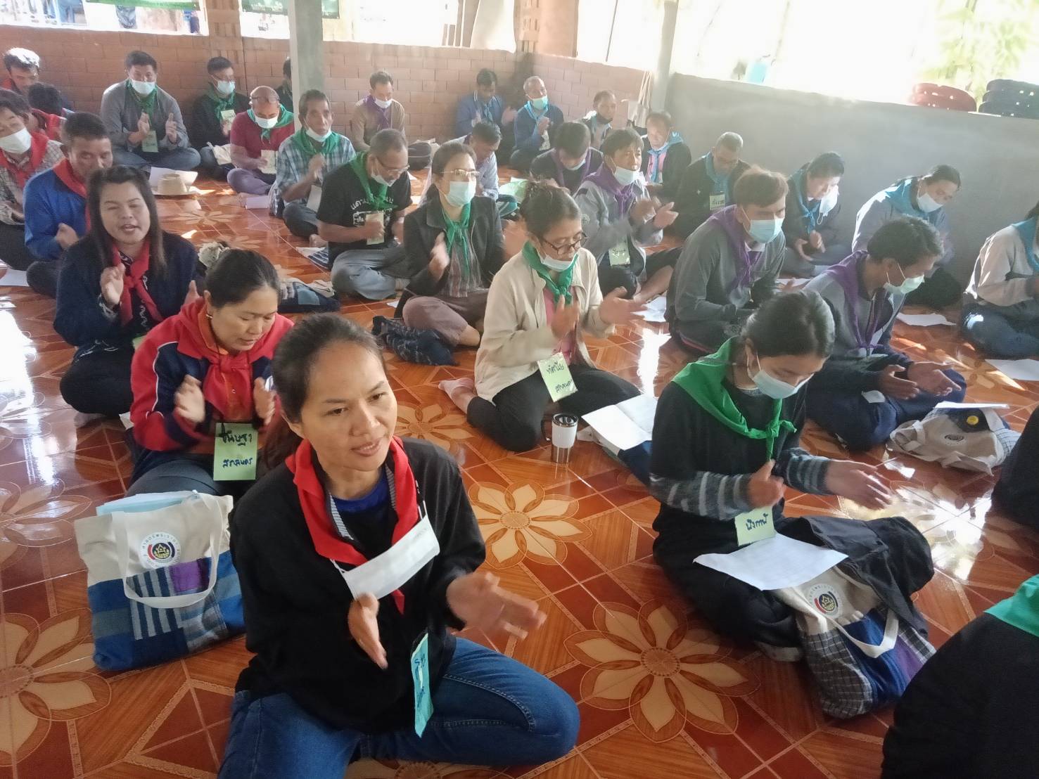 ฝึกทักษะ “โคก หนอง นา ” ตามหลักปรัชญาของเศรษฐกิจพอเพียง วันที่ 4 ณ ศูนย์กสิกรรมธรรมชาติฅนฮักถิ่น สกลนคร