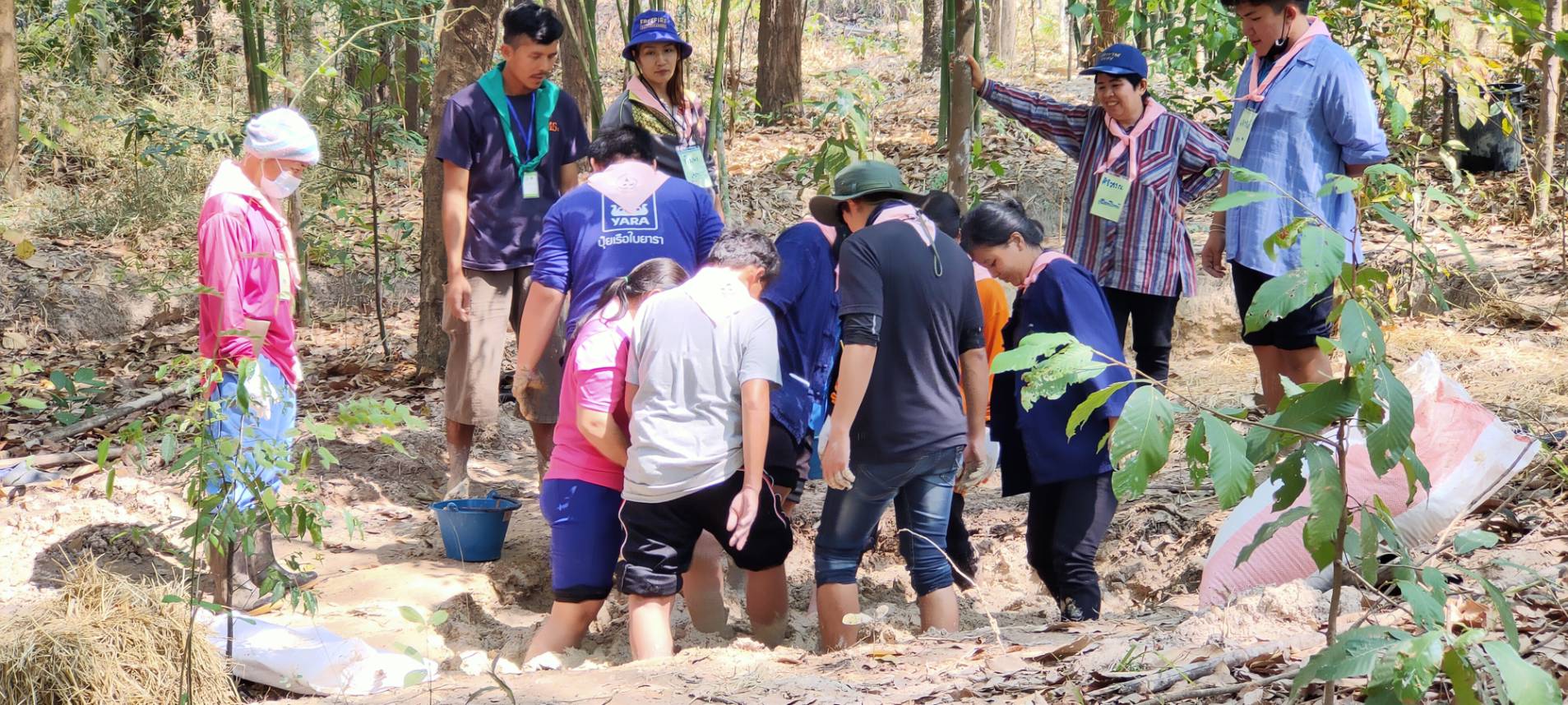 วันที่ 2  ฝึกอบรมเพิ่มทักษะระยะสั้นการพัฒนากสิกรรมสู่ระบบเศรษฐกิจพอเพียง รูปแบบ “โคก หนอง นา โมเดล ” รุ่นที่ 2 ณ ศูนย์กสิกรรมธรรมชาติฅนฮักถิ่น สกลนคร
