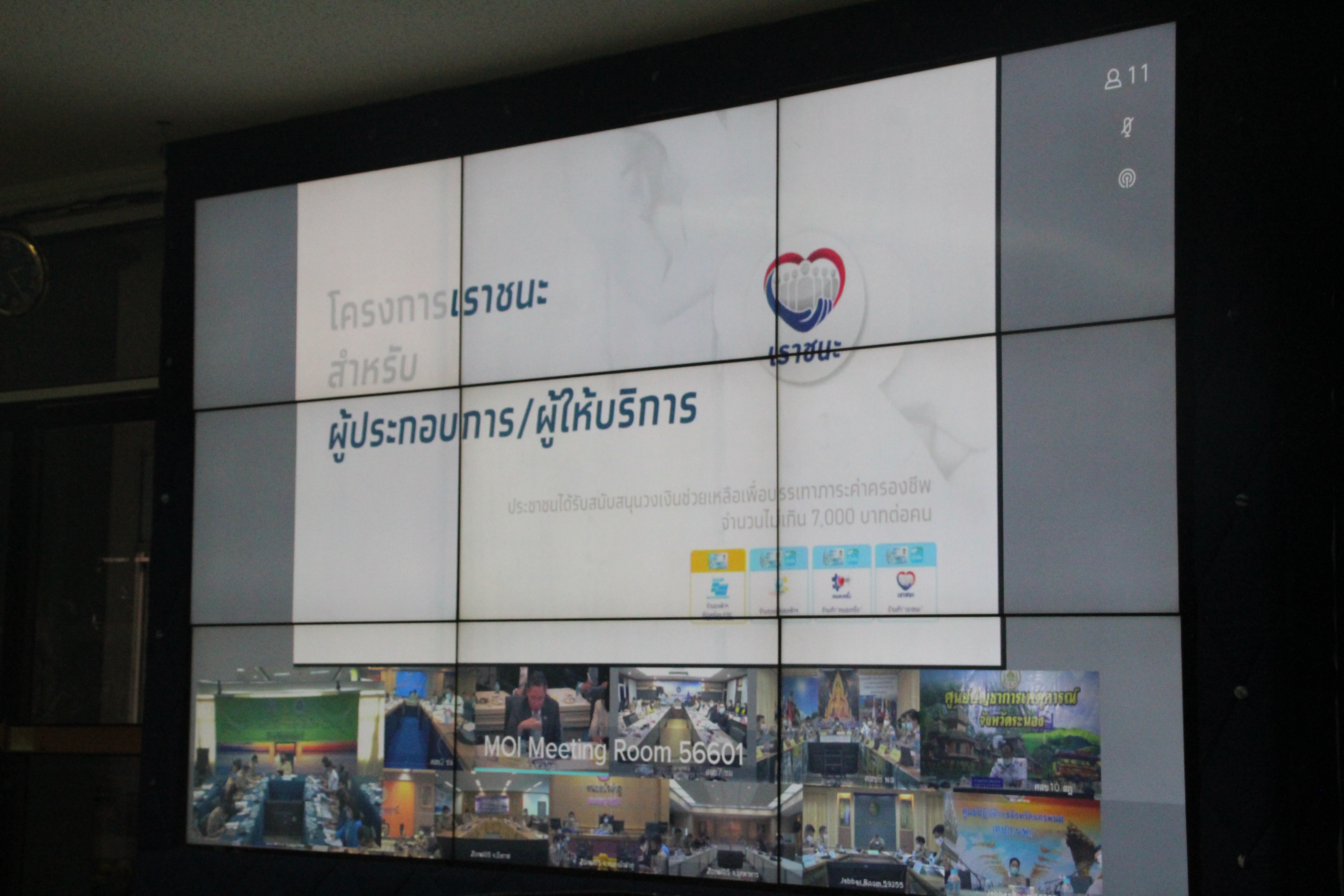 พช.สกลนคร ร่วมประชุมชี้แจงรายละเอียดโครงการ “เราชนะ” ผ่านระบบวีดิทัศน์ทางไกล (VCS)