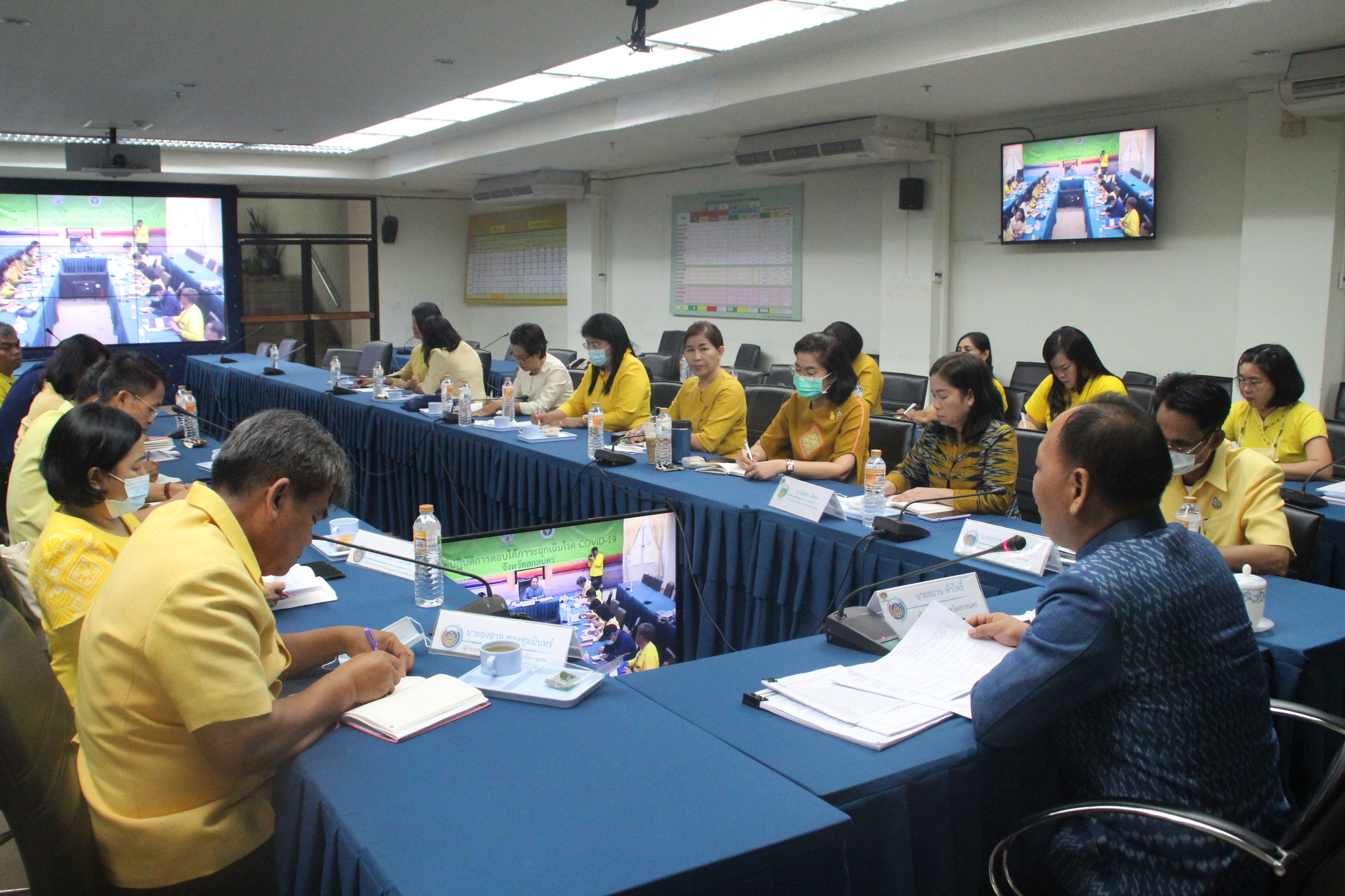 พช.สกลนคร ร่วมการประชุมกรมการพัฒนาชุมชน ครั้งที่ 3/2564