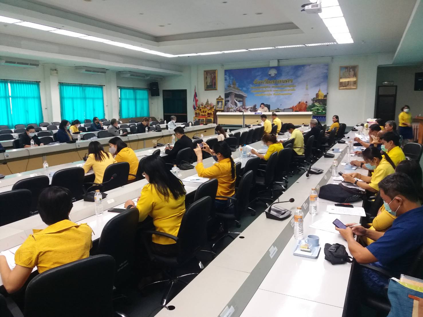 จังหวัดสกลนคร ประชุมคณะกรรมการประสานและขับเคลื่อนนโยบายสานพลังประชารัฐประจำจังหวัดสกลนคร