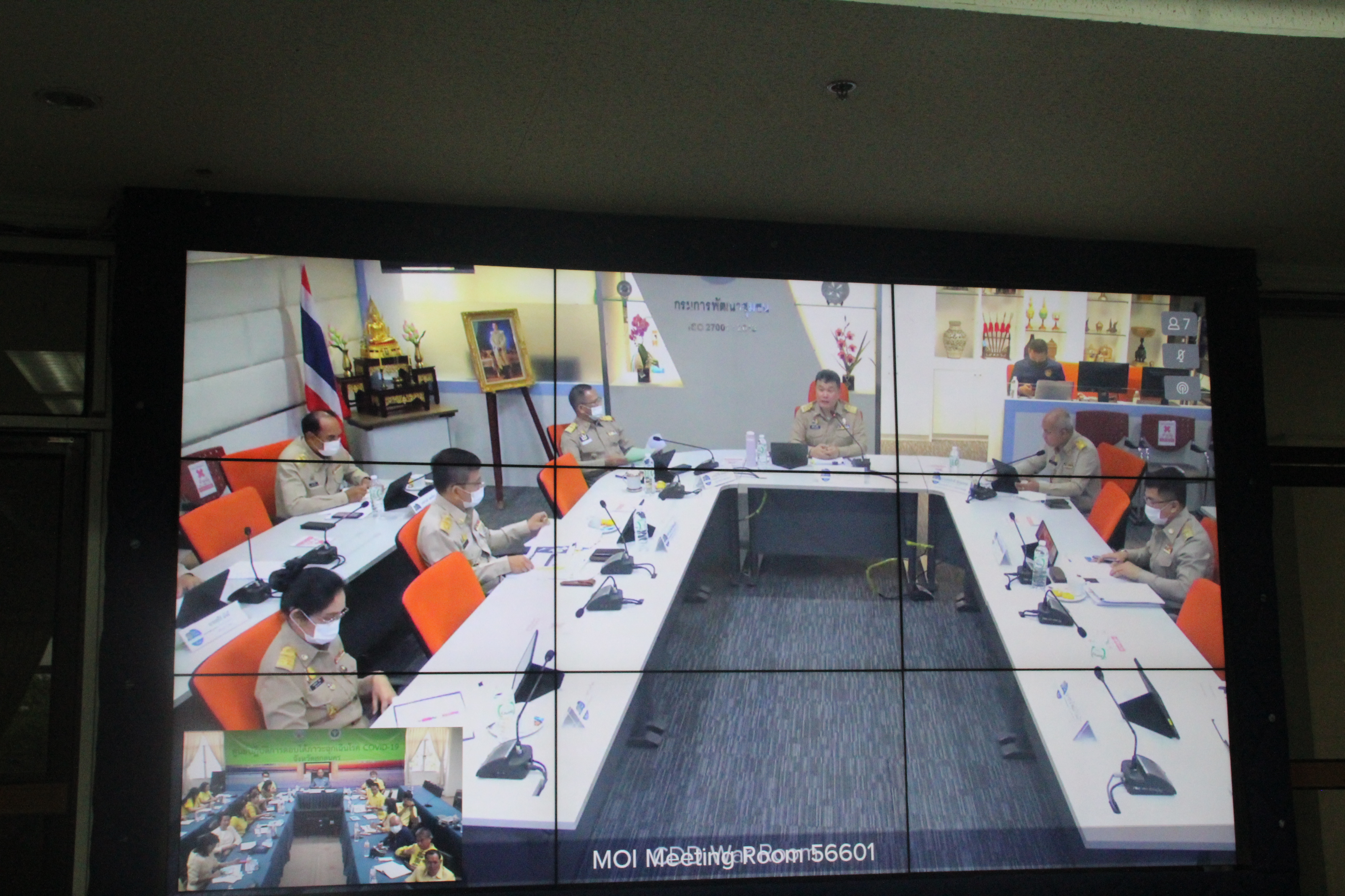 พช.สกลนคร ร่วมการประชุมกรมการพัฒนาชุมชน ครั้งที่ 3/2564