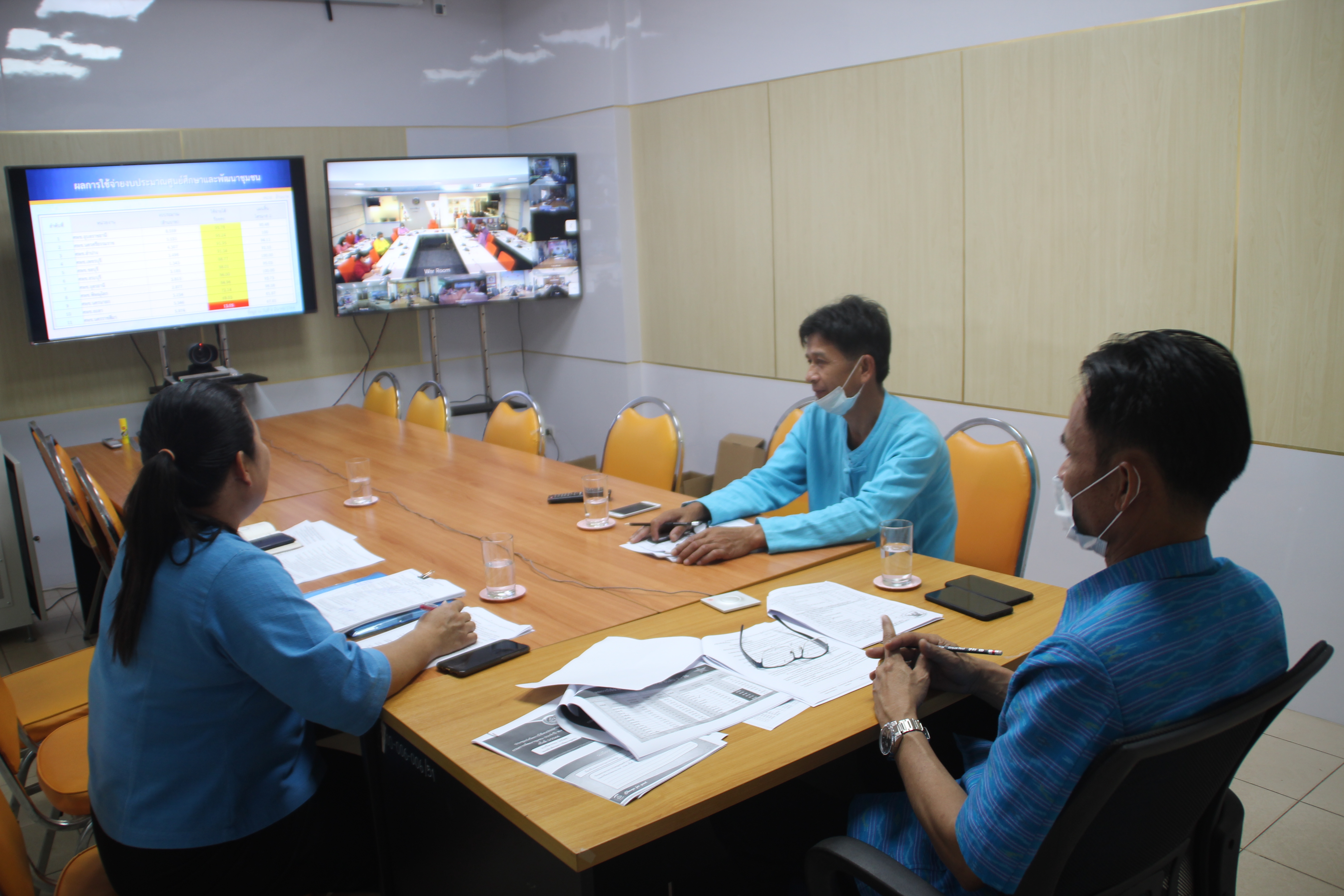 พช. สกลนคร ร่วมประชุมประชุมเร่งรัดการใช้จ่ายงบประมาณ กรมการพัฒนาชุมชน ครั้งที่ 3/2564