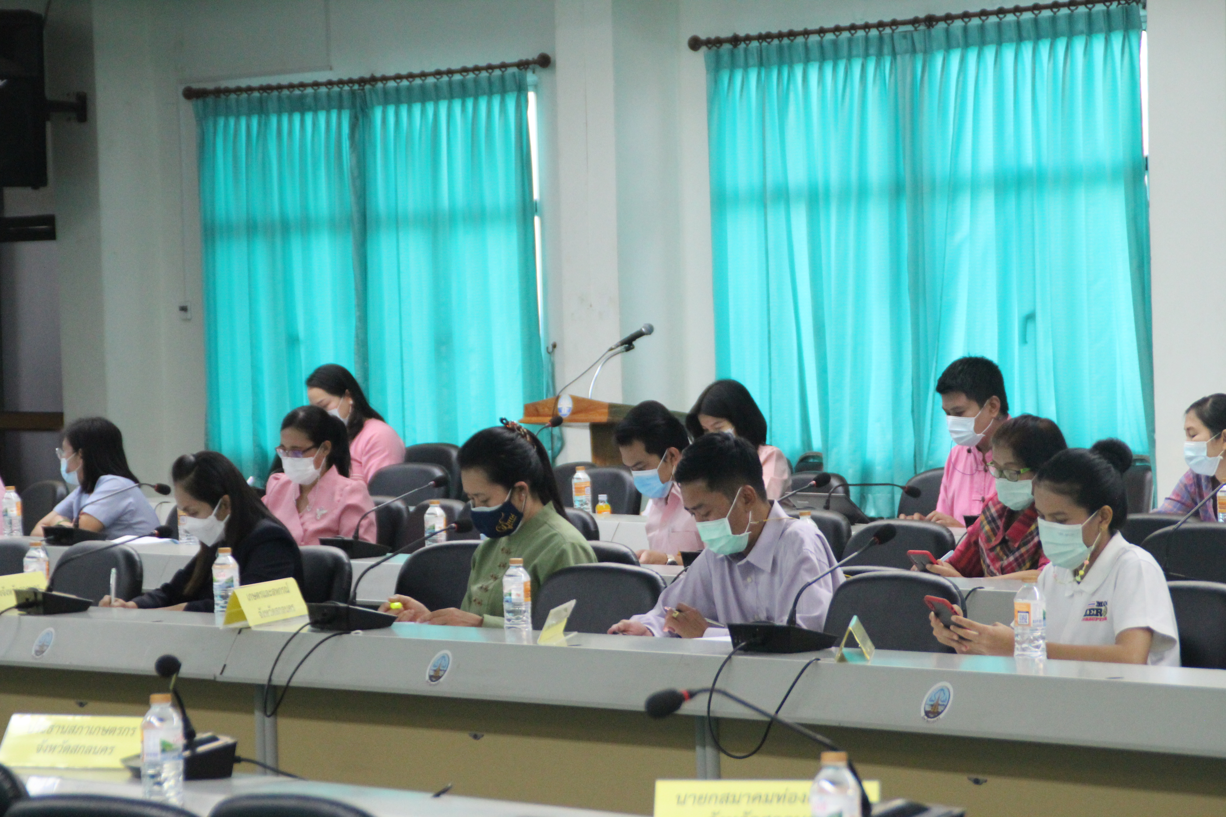 จังหวัดสกลนคร ประชุมคณะกรรมการประสานและขับเคลื่อนนโยบายสานพลังประชารัฐ ครั้งที่ 3/2564
