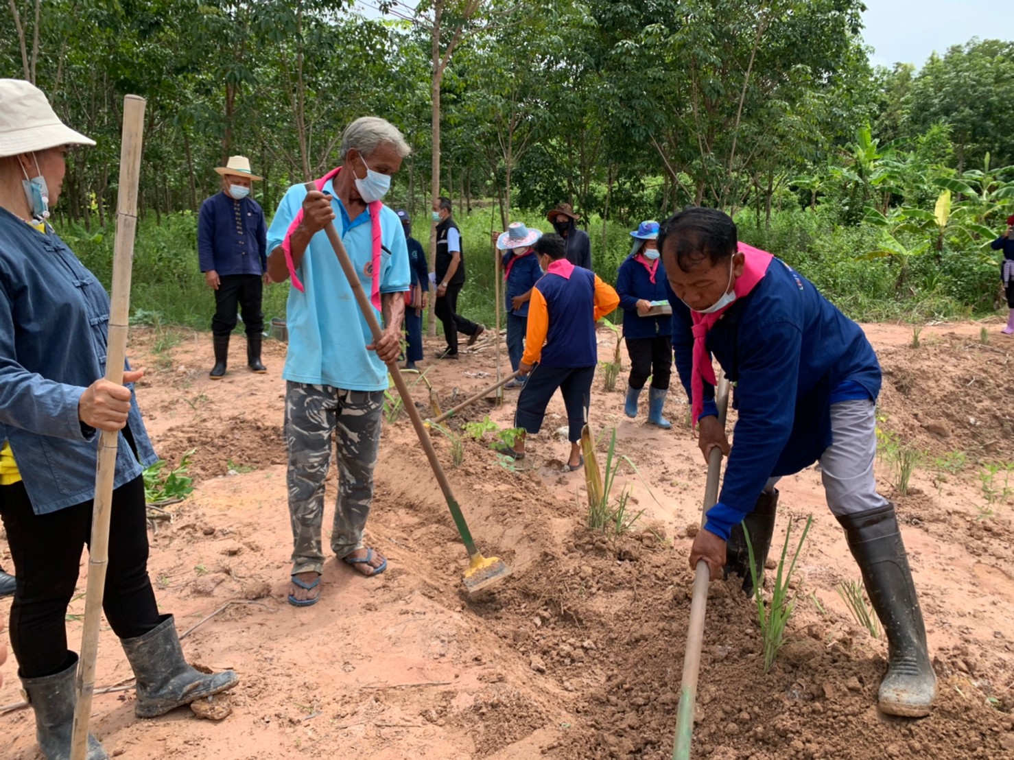 รองฯ ผู้ว่า พาเอามื้อสามัคคี “โคก หนอง นา”