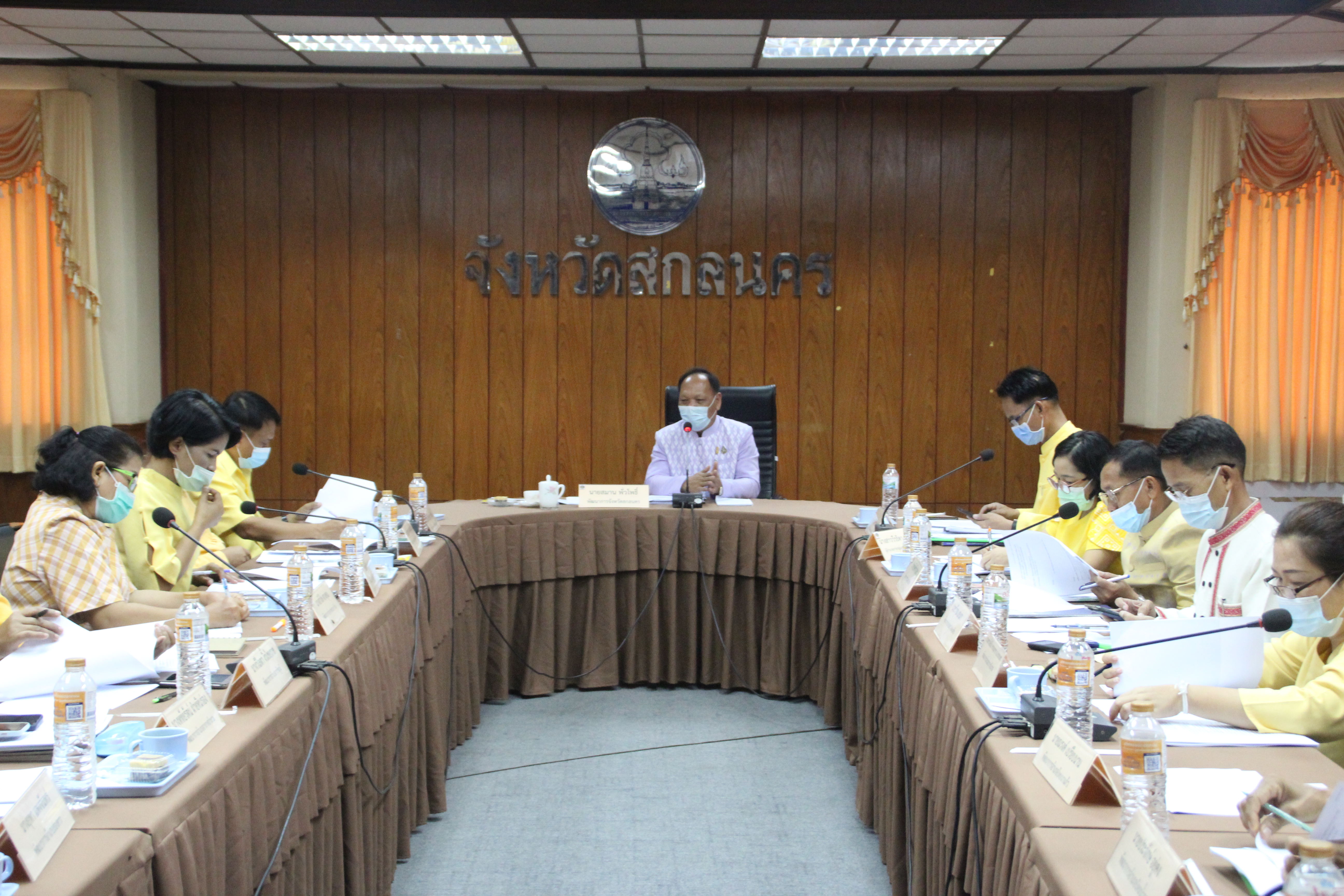 พช.สกลนคร ประชุมผู้บริหารและนักวิชาการพัฒนาชุมชน ครั้งที่ 6/2564