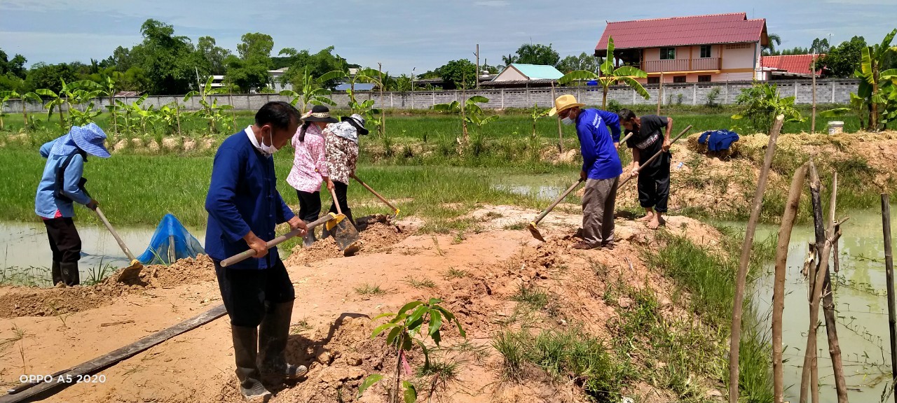 พจ.สกลนคร เอามื้อสามัคคี “โคก หนอง นา พช.”