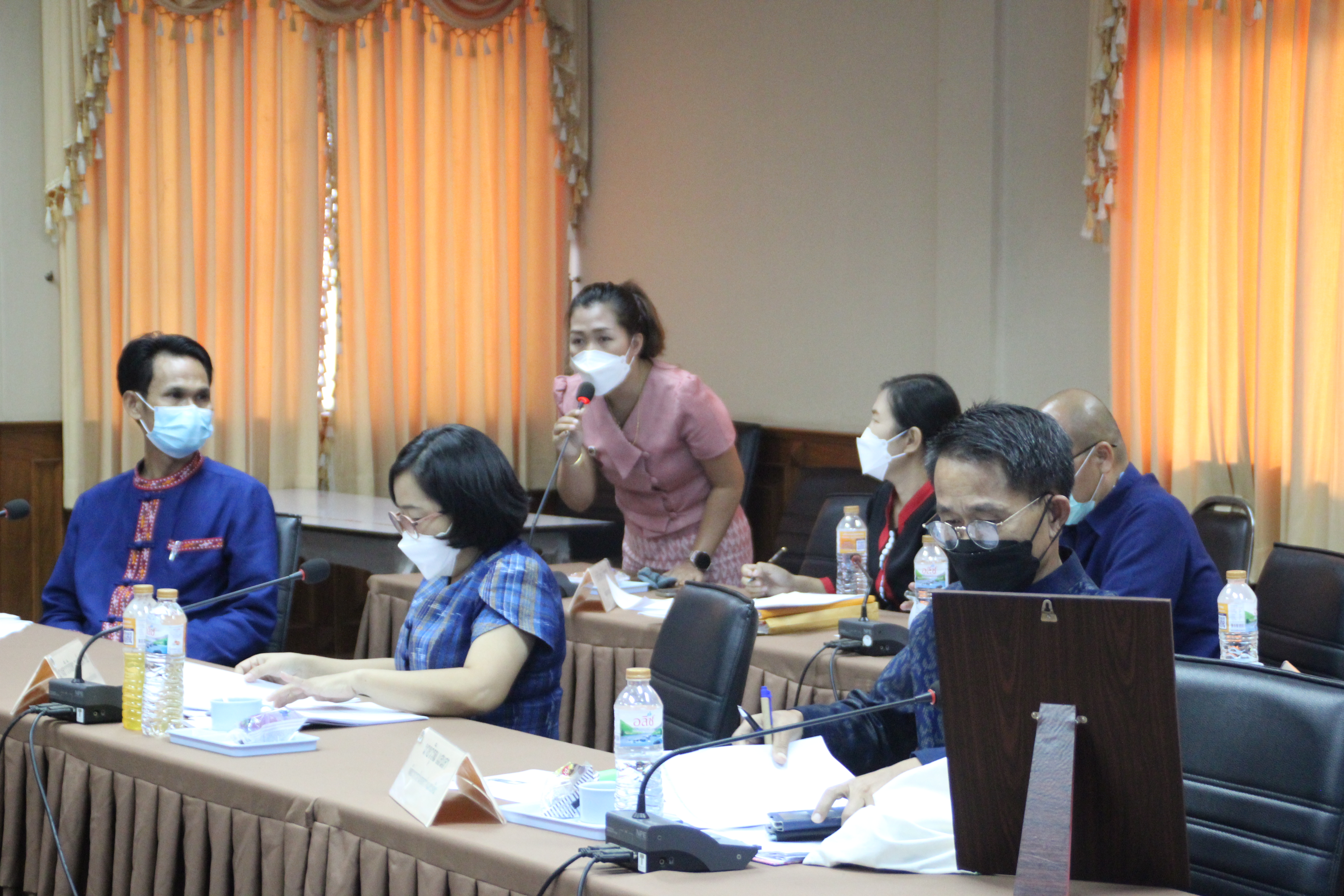 พช.สกลนคร : ประชุมผู้บริหารและนักวิชาการพัฒนาชุมชนจังหวัดสกลนคร ครั้งที่ 8/2564