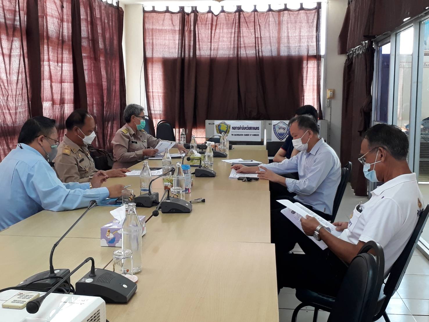 พจ.สกลนคร : ประชุมคณะกรรมการบริษัทประชารัฐรักษามัคคีสกลนคร (วิสาหกิจเพื่อสังคม) จำกัด