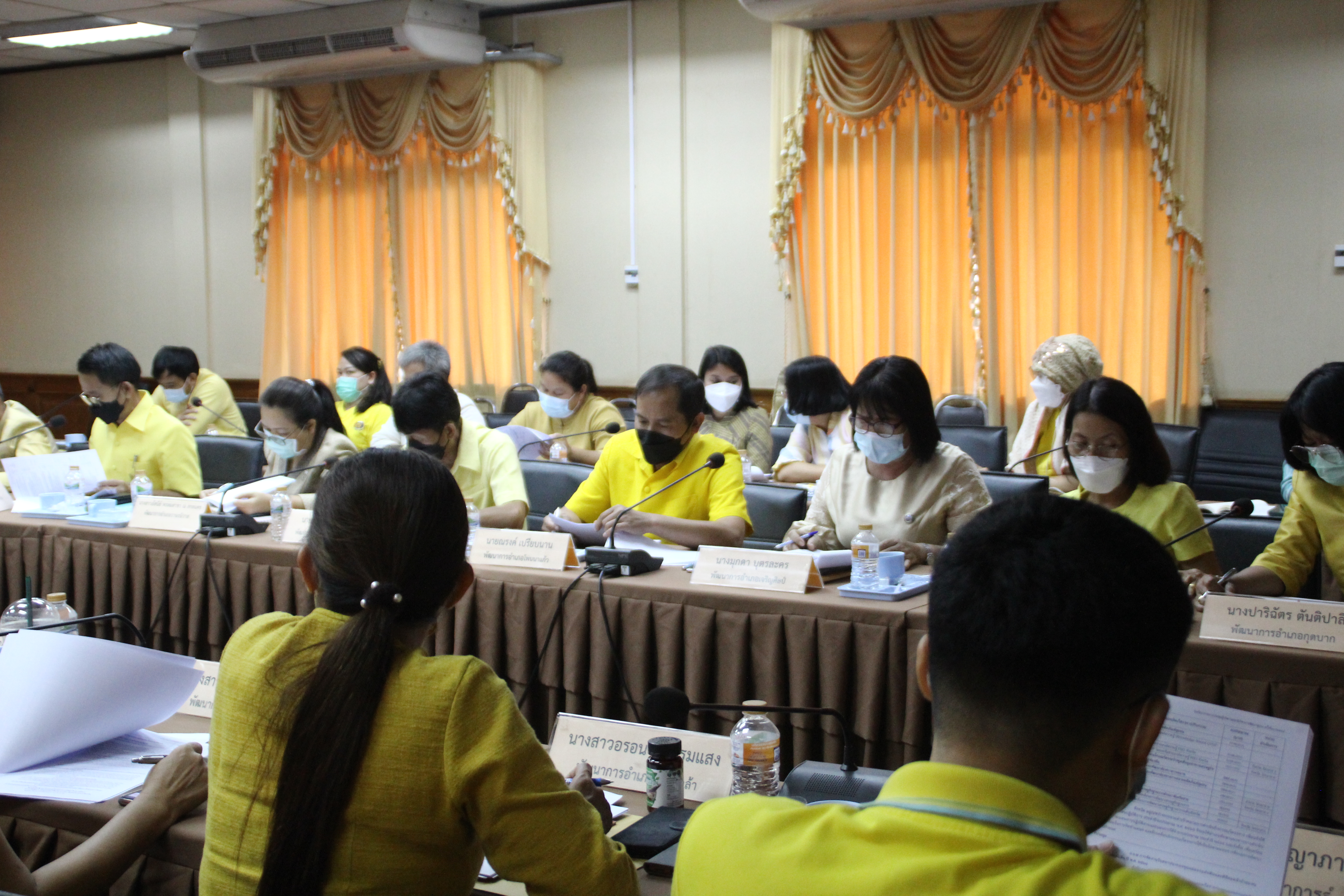 พช.สกลนคร : ประชุมผู้บริหารและนักวิชาการพัฒนาชุมชนจังหวัดสกลนคร ครั้งที่ 10/2564