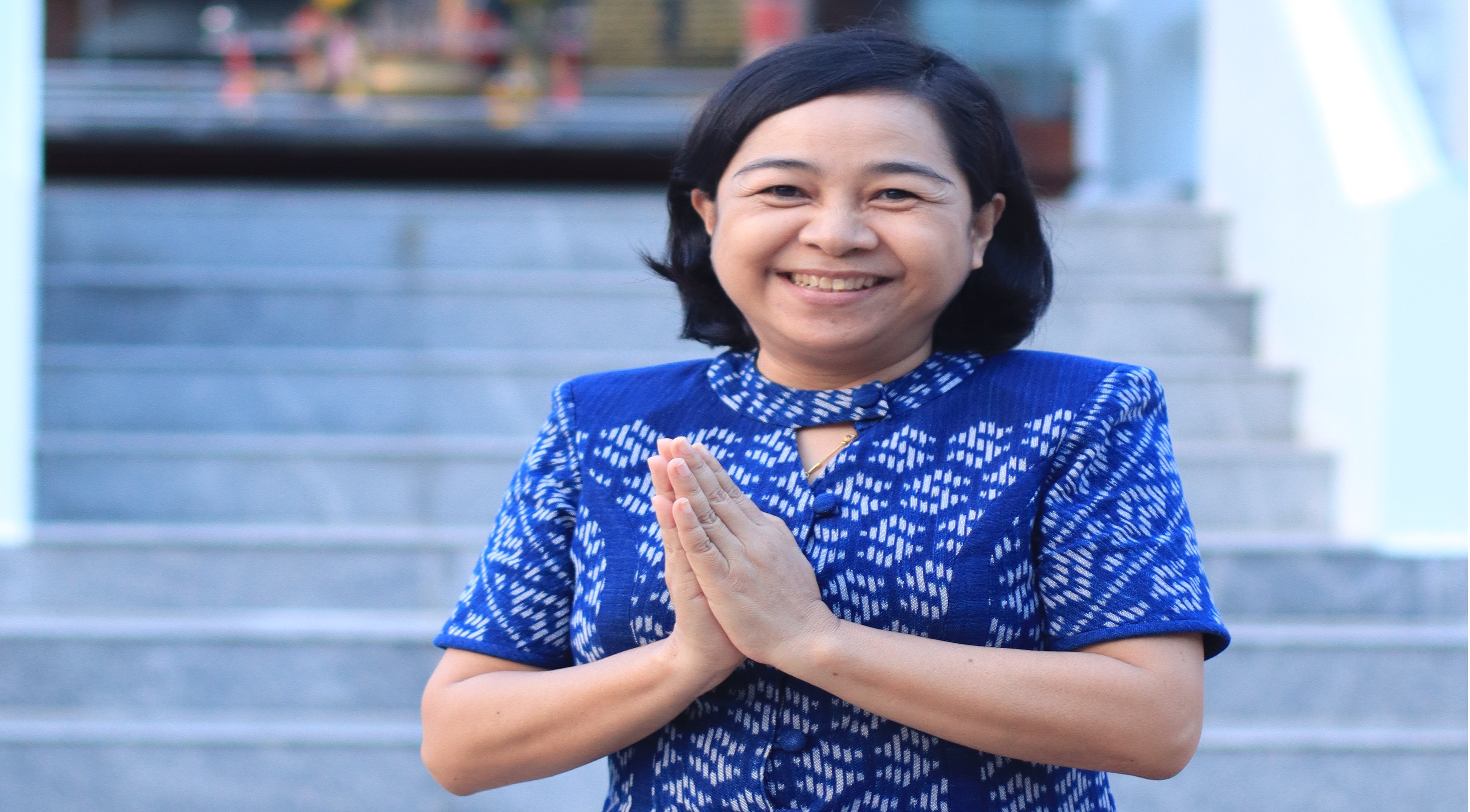พช.สกลนคร : อนุรักษ์ผ้าไทย ร่วมใจใส่ “ผ้าลายขอเจ้าฟ้าสิริวัณณวรีฯ”