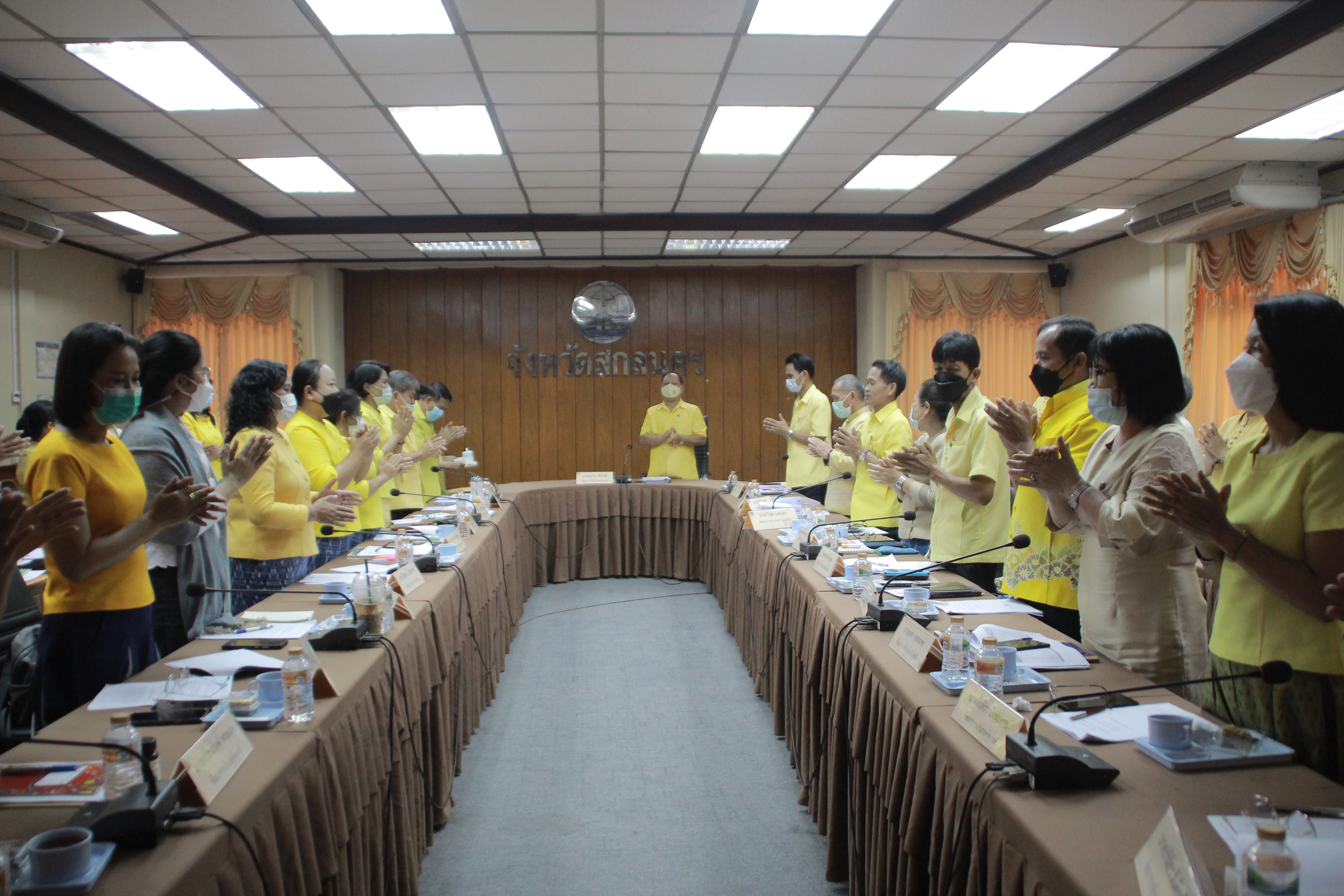 พช.สกลนคร : ประชุมผู้บริหารและนักวิชาการพัฒนาชุมชนจังหวัดสกลนคร ครั้งที่ 10/2564