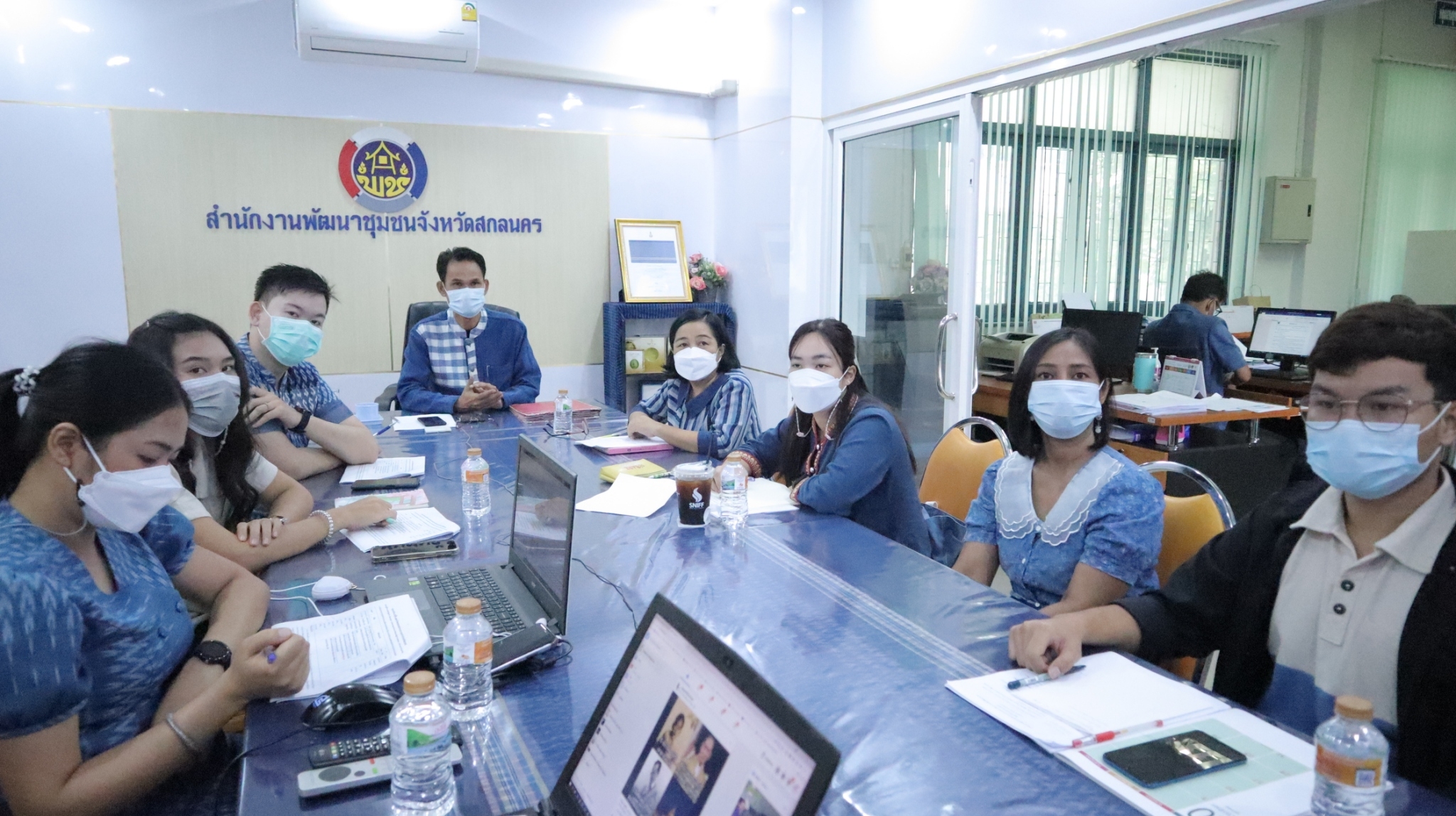 พช.สกลนคร : ร่วมปฐมนิเทศพนักงานราชการเฉพาะกิจ กรมการพัฒนาชุมชน
