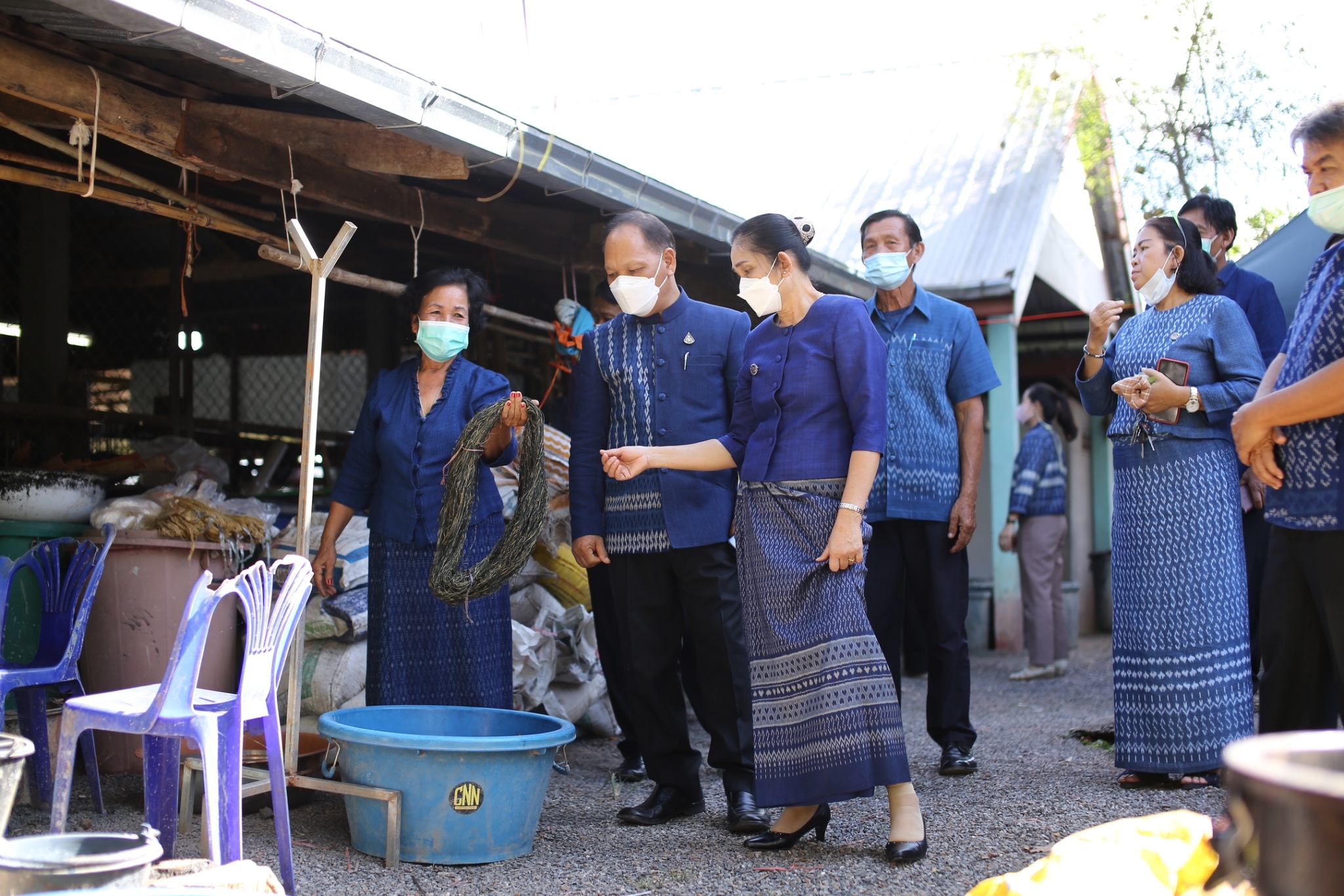 ผู้ตรวจราชการกรมฯ ตรวจติดตามการดำเนินงานพัฒนาชุมชน ในเขตพื้นที่จังหวัดสกลนคร