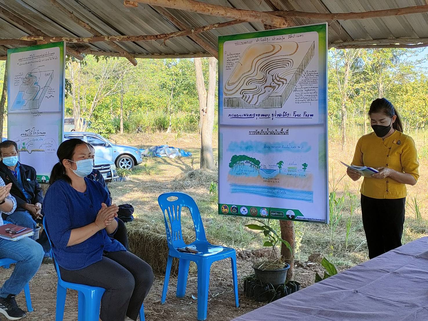 พจ.สกลนคร : ติดตามและสนับสนุนการดำเนินงานศูนย์ผู้นำจิตอาสาพัฒนาชุมชน ครั้งที่ 6