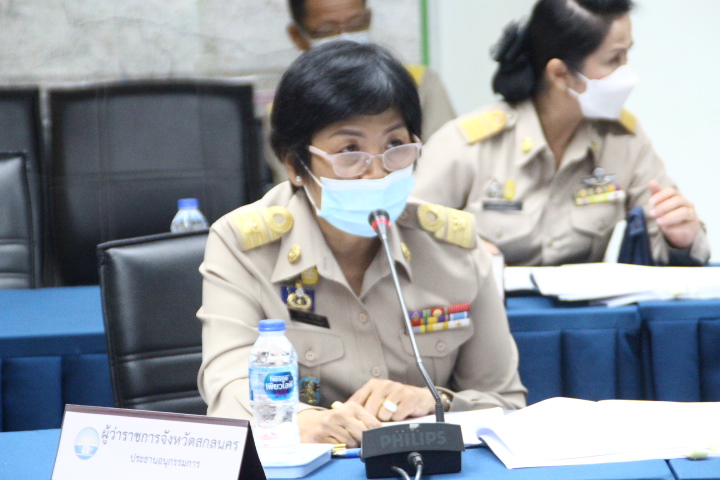 พจ.สกลนคร : ร่วมประชุมเตรียมการจัดพิธีทอผ้าป่าสนับสนุนทุนเล่าเรียนหลวง สำหรับพระสงฆ์ไทย จังหวัดสกลนคร