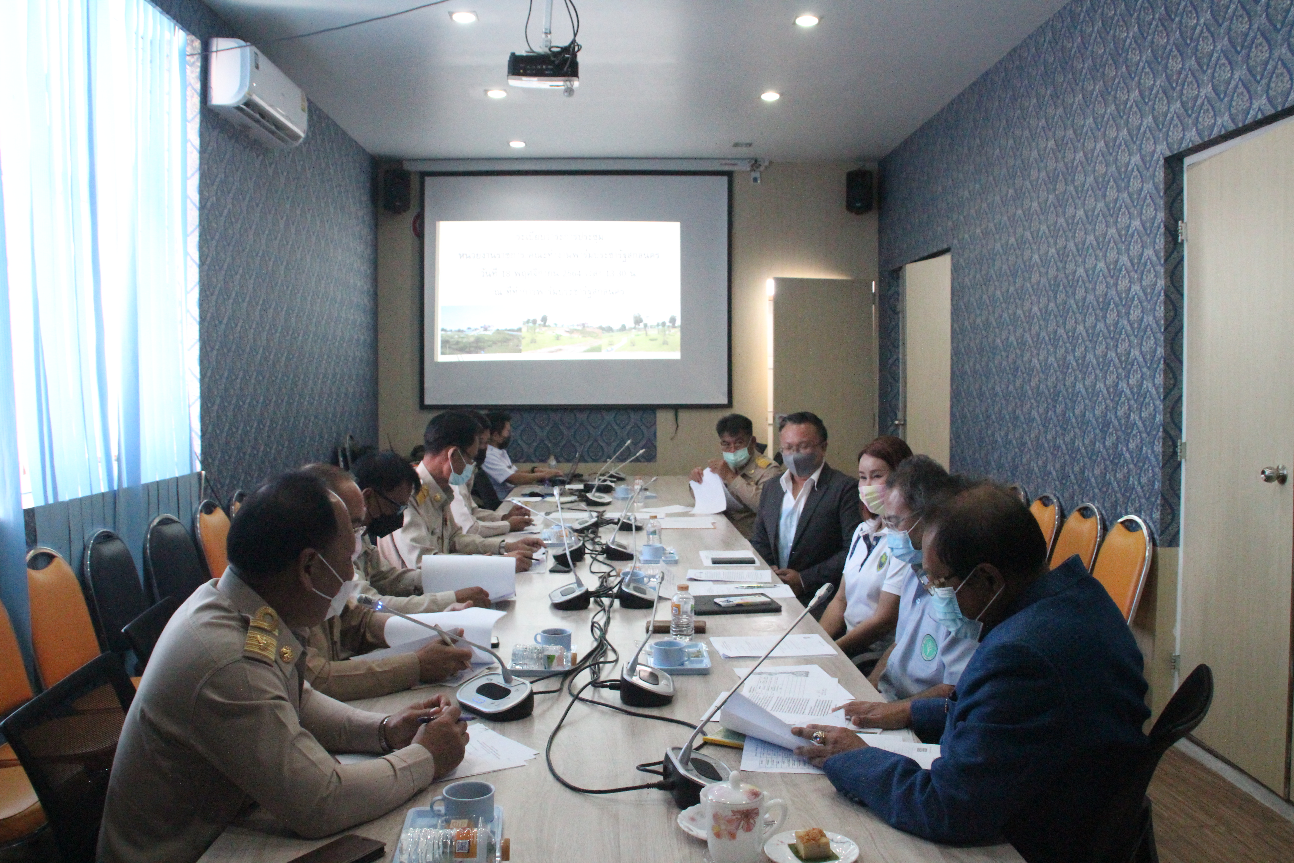 พจ.สกลนคร : ร่วมประชุมหารือเพื่อเตรียมพร้อมการประชุมส่วนราชการ/คณะทำงานฟาร์มประชารัฐ