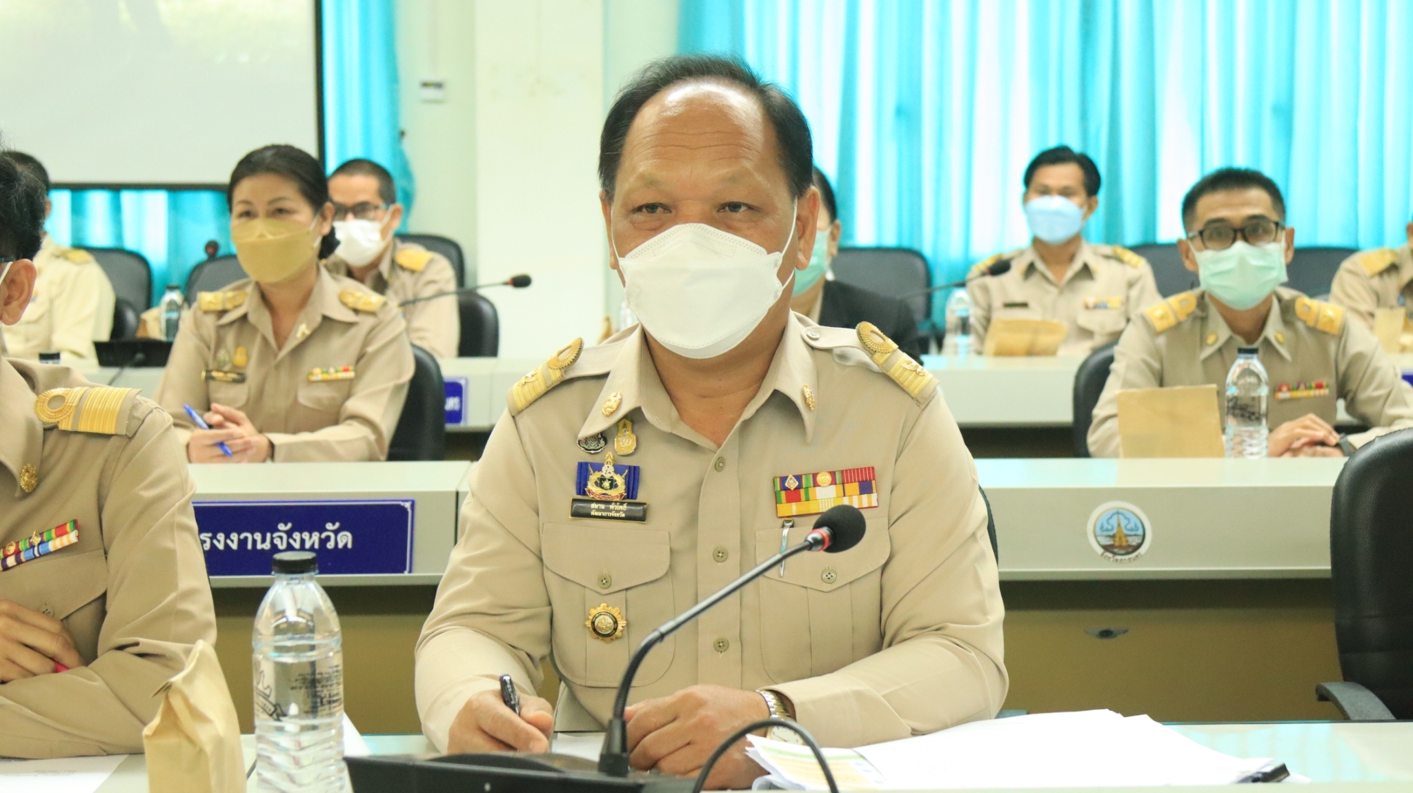 พช.สกลนคร : ร่วมประชุมกรมการจังหวัด ประจำเดือนพฤศจิกายน 2564