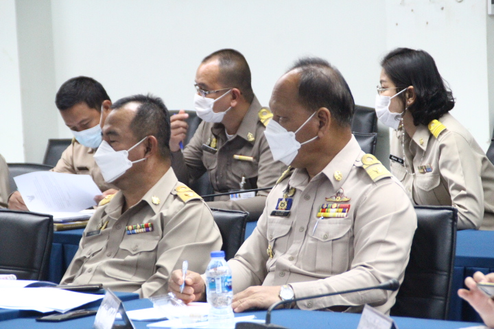 พจ.สกลนคร : ร่วมประชุมเตรียมการจัดพิธีทอผ้าป่าสนับสนุนทุนเล่าเรียนหลวง สำหรับพระสงฆ์ไทย จังหวัดสกลนคร