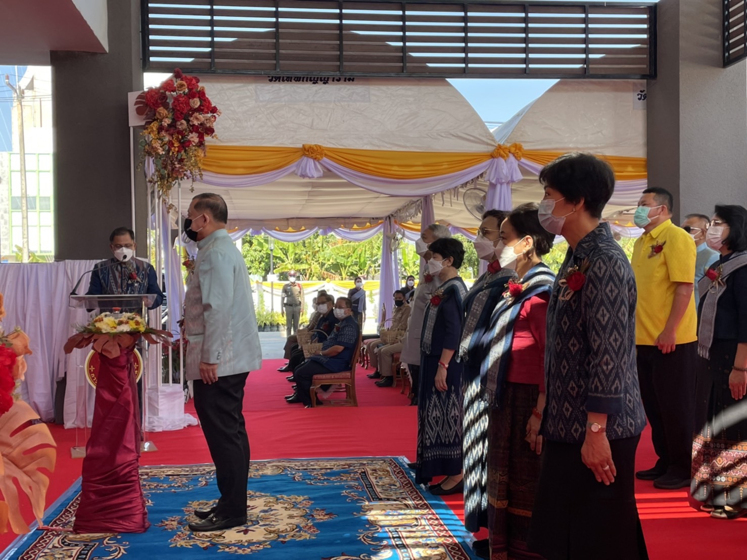 พช. สกลนคร : ร่วมเป็นเกียรติในพิธีเปิดอาคารที่ทำการสำนักงานตรวจเงินแผ่นดินจังหวัดสกลนคร