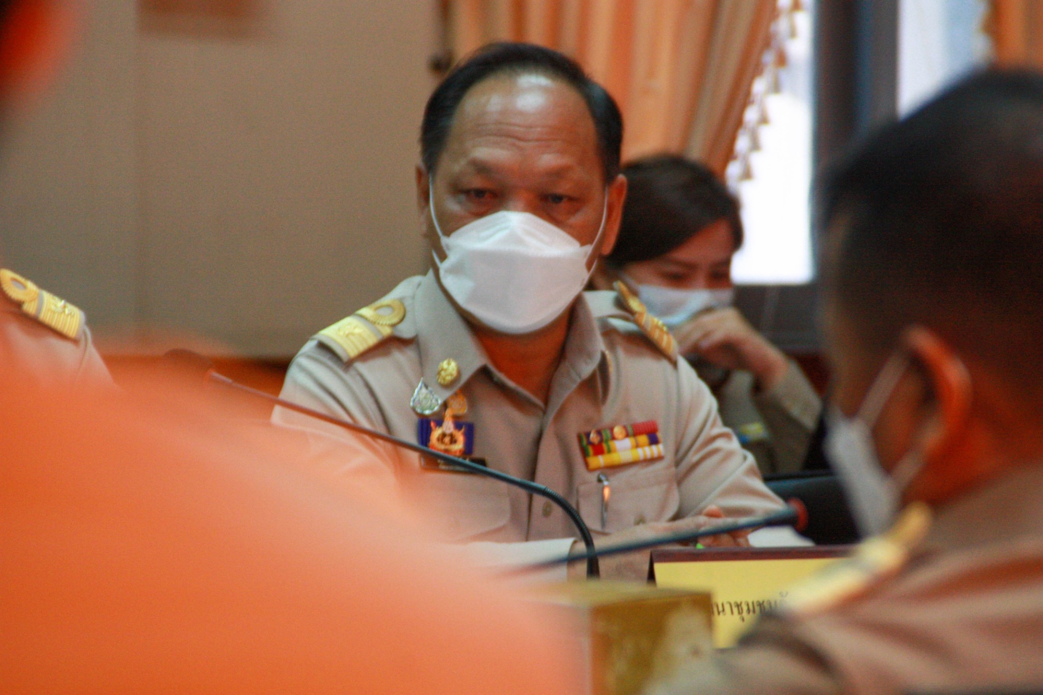 พช.สกลนคร : ร่วมประชุมหน่วยงานสังกัดกระทรวงมหาดไทยและนายอำเภอ
