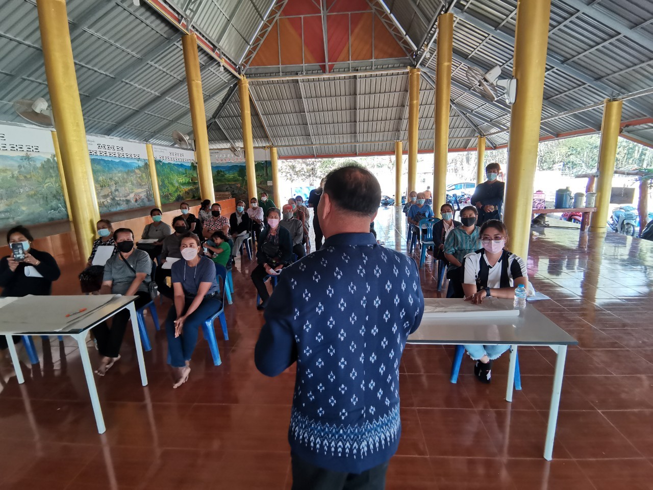 พจ.สกลนคร : ลงพื้นที่พบปะและให้กำลังใจผู้เข้าร่วม“โครงการขยายผล สืบสาน รักษา ต่อยอด ศาสตร์พระราชา ยกระดับการพัฒนาหมู่บ้านเศรษฐกิจพอเพียงต้นแบบ” ครั้งที่ 3