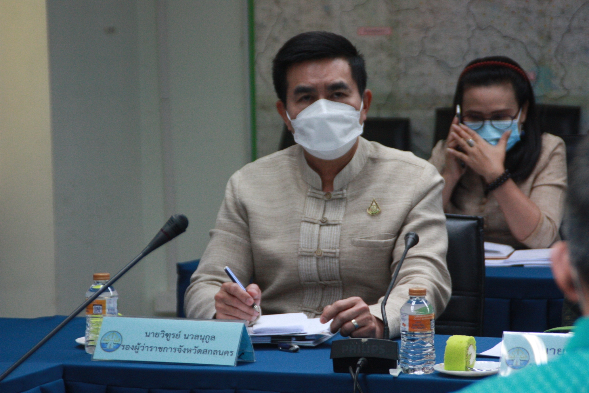 พช.สกลนคร : ร่วมการประชุมขับเคลื่อนและติดตามนโยบายรัฐบาลและภารกิจสำคัญของกระทรวงมหาดไทย