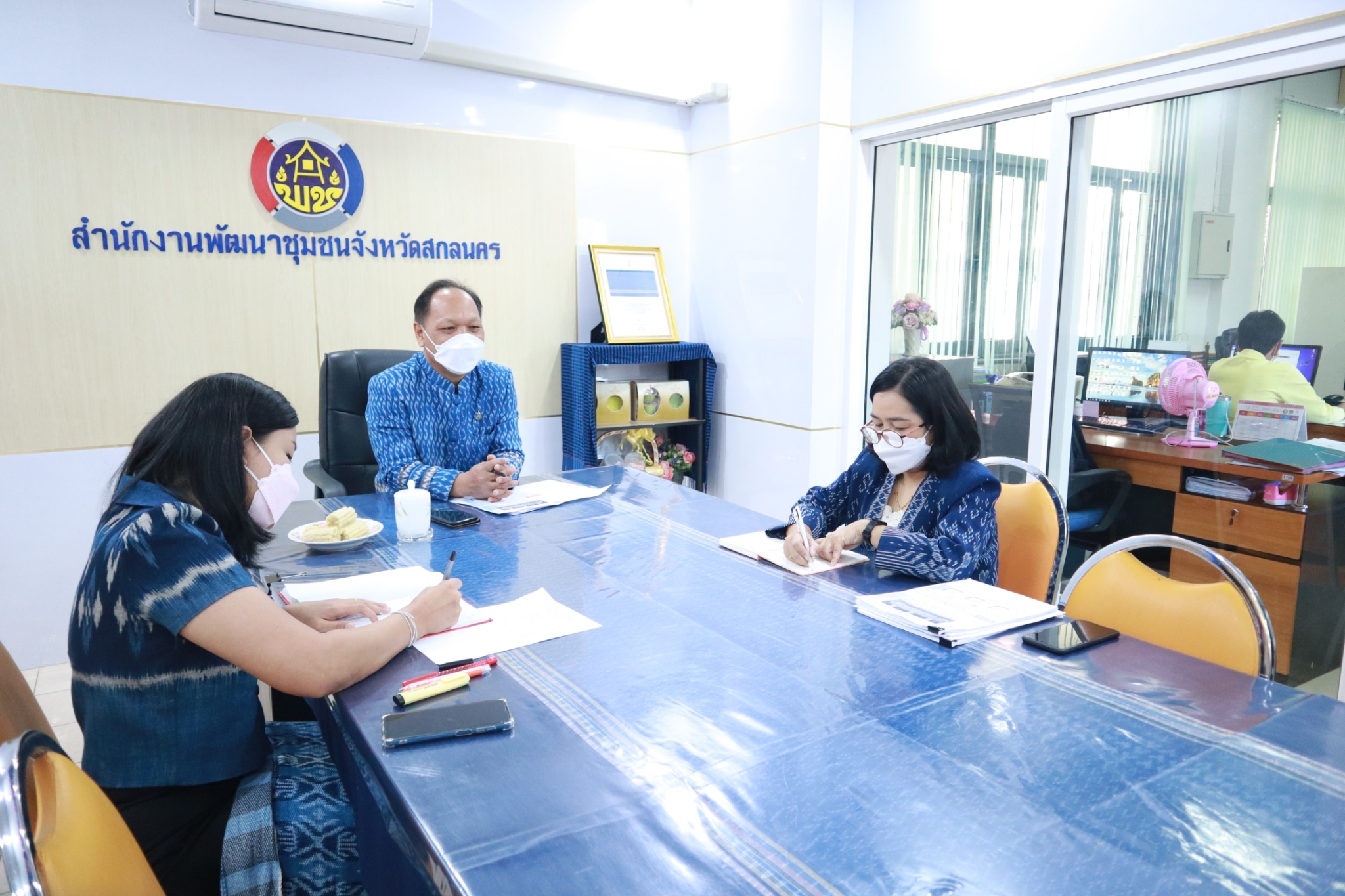 พช.สกลนคร : พก. 119 ศึกษาเรียนรู้งานจังหวัด และสำนักงานพัฒนาชุมชนจังหวัด