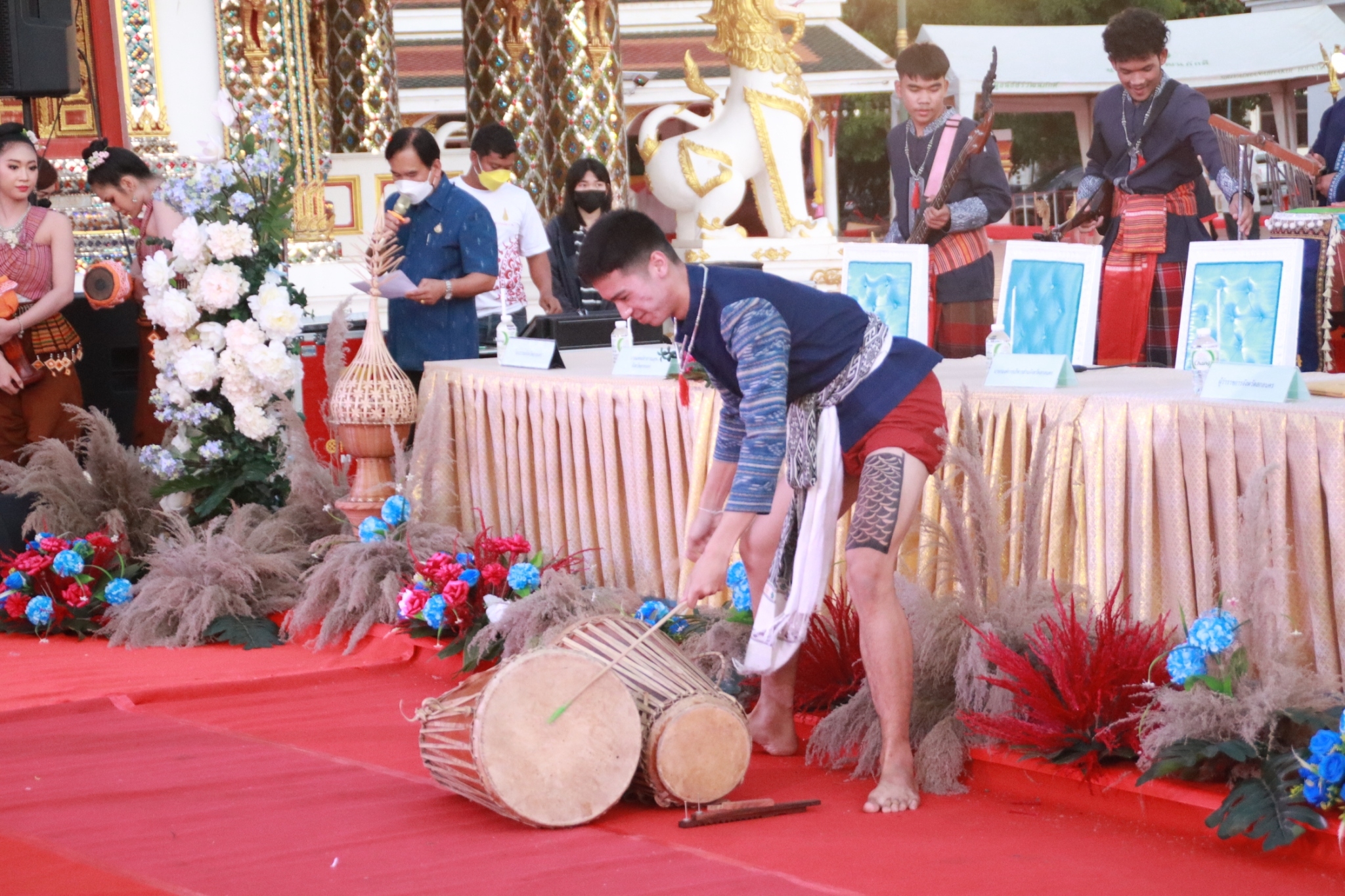 พช.สกลนคร : ร่วมแถลงข่าวการจัดงานนมัสกาลองค์พระธาตุเชิงชุม