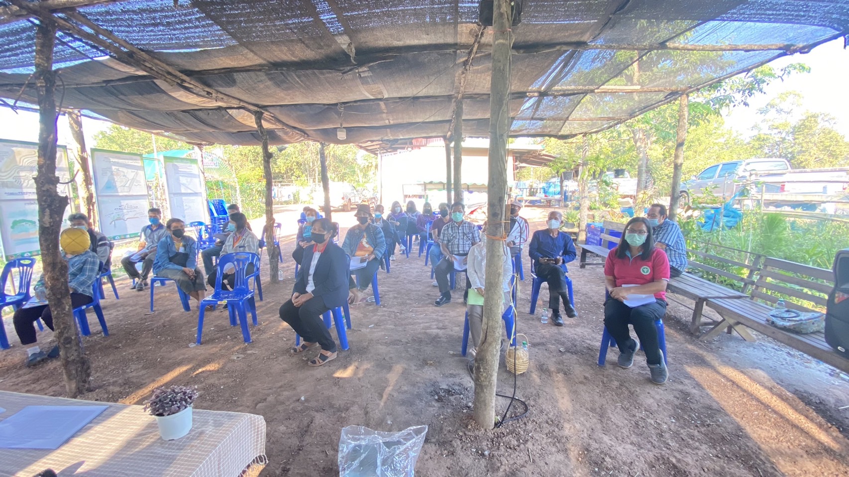 พจ.สกลนคร : ร่วมประชุมคณะกรรมการบริหารเครือข่าย “โคก หนอง นา พัฒนาชุมชน” อำเภอพังโคน