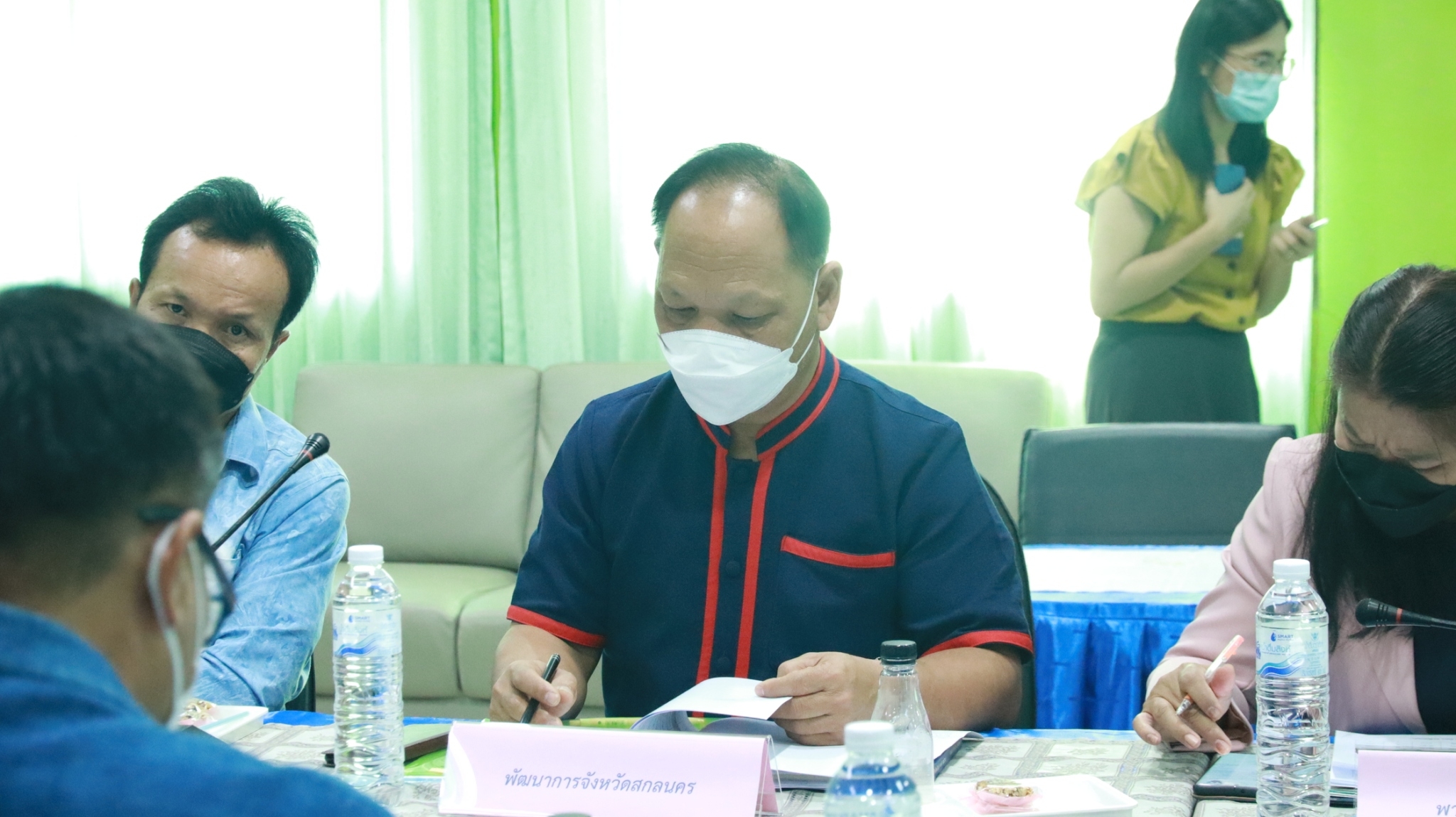 พช.สกลนคร : ร่วมประชุมคณะอนุกรรมการส่งเสริมวิสาหกิจชุมชนและเครือข่ายวิสาหกิจชุมชนจังหวัดสกลนคร