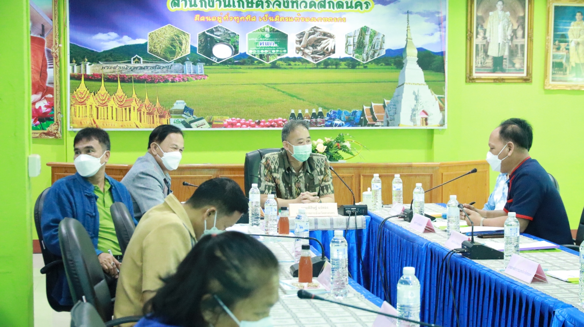 พช.สกลนคร : ร่วมประชุมคณะอนุกรรมการส่งเสริมวิสาหกิจชุมชนและเครือข่ายวิสาหกิจชุมชนจังหวัดสกลนคร