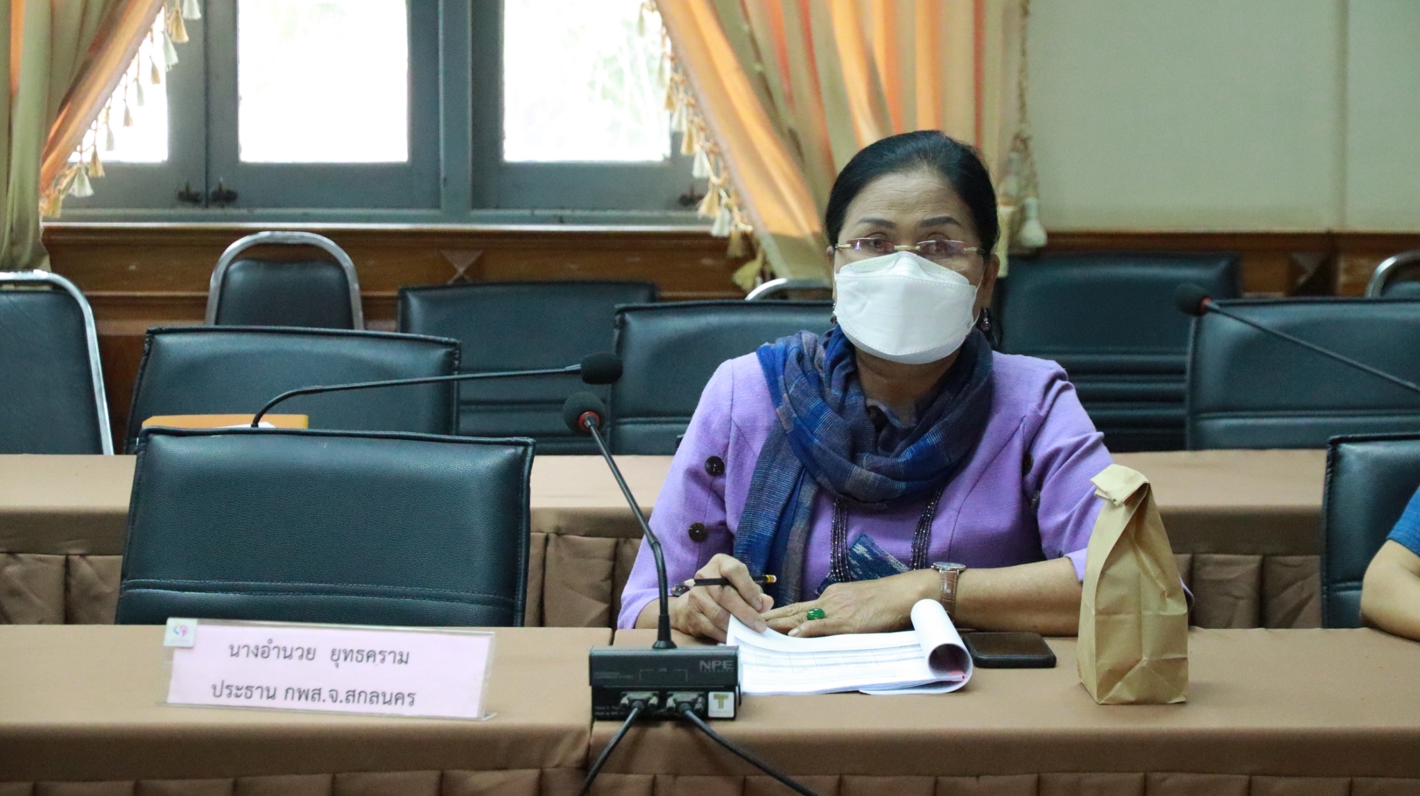 พช.สกลนคร : ผู้ว่าฯ จุรีรัตน์ เป็นประธานการประชุมคณะอนุฯ กองทุนพัฒนาบทบาทสตรี ครั้งที่ 1/2565