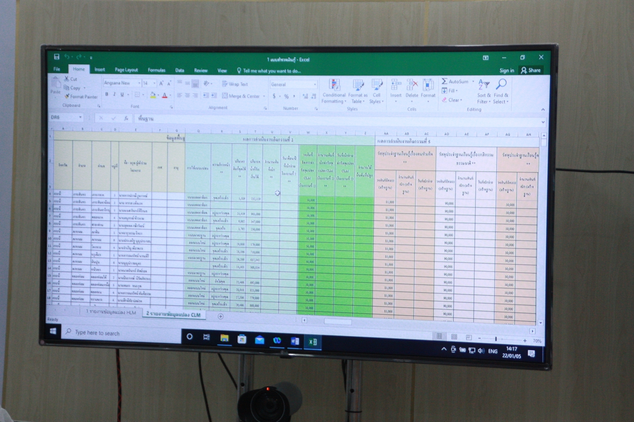 พจ.สกลนคร : ร่วมประชุมชี้แจงการรายงานข้อมูล “โคก หนอง นา โมเดล”