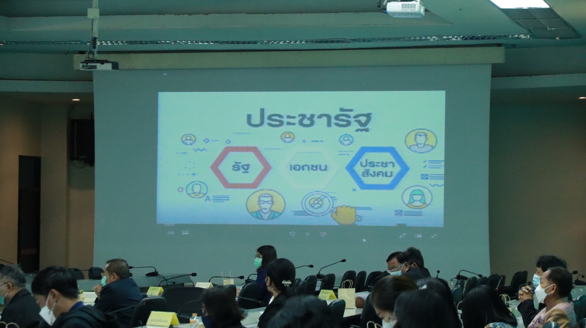 จังหวัดสกลนคร : ประชุมคณะกรรมการประสานและขับเคลื่อนนโยบายสานพลังประชารัฐประจำจังหวัด