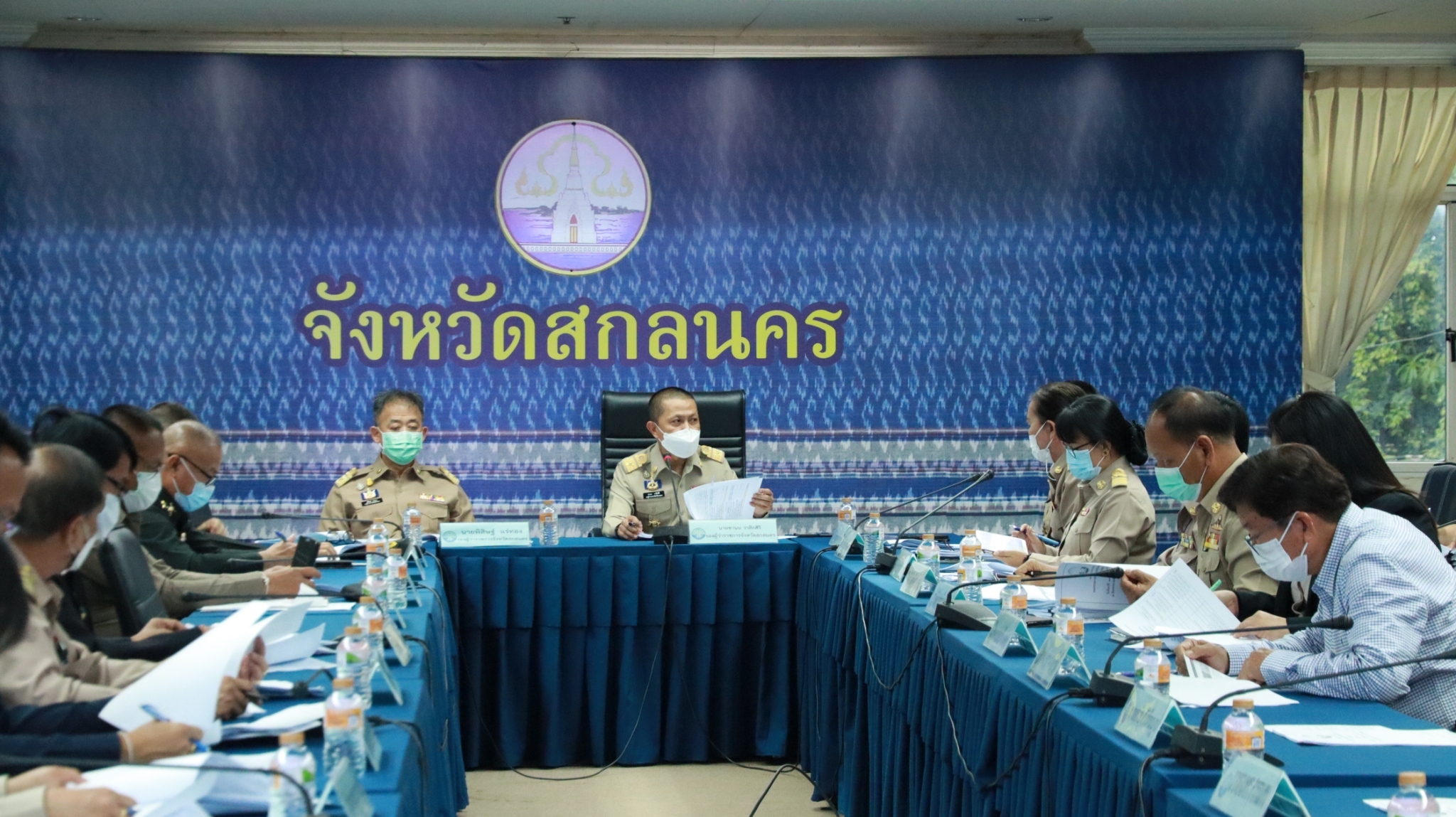 พช.สกลนคร : ร่วมประชุมคณะกรรมการขับเคลื่อนไทยไปด้วยกันระดับจังหวัด ครั้งที่ 1/2565