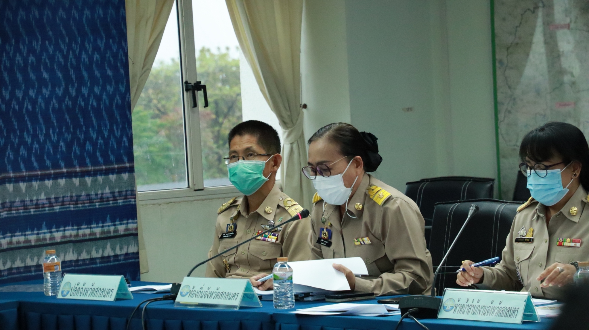 พช.สกลนคร : ร่วมประชุมคณะกรรมการขับเคลื่อนไทยไปด้วยกันระดับจังหวัด ครั้งที่ 1/2565