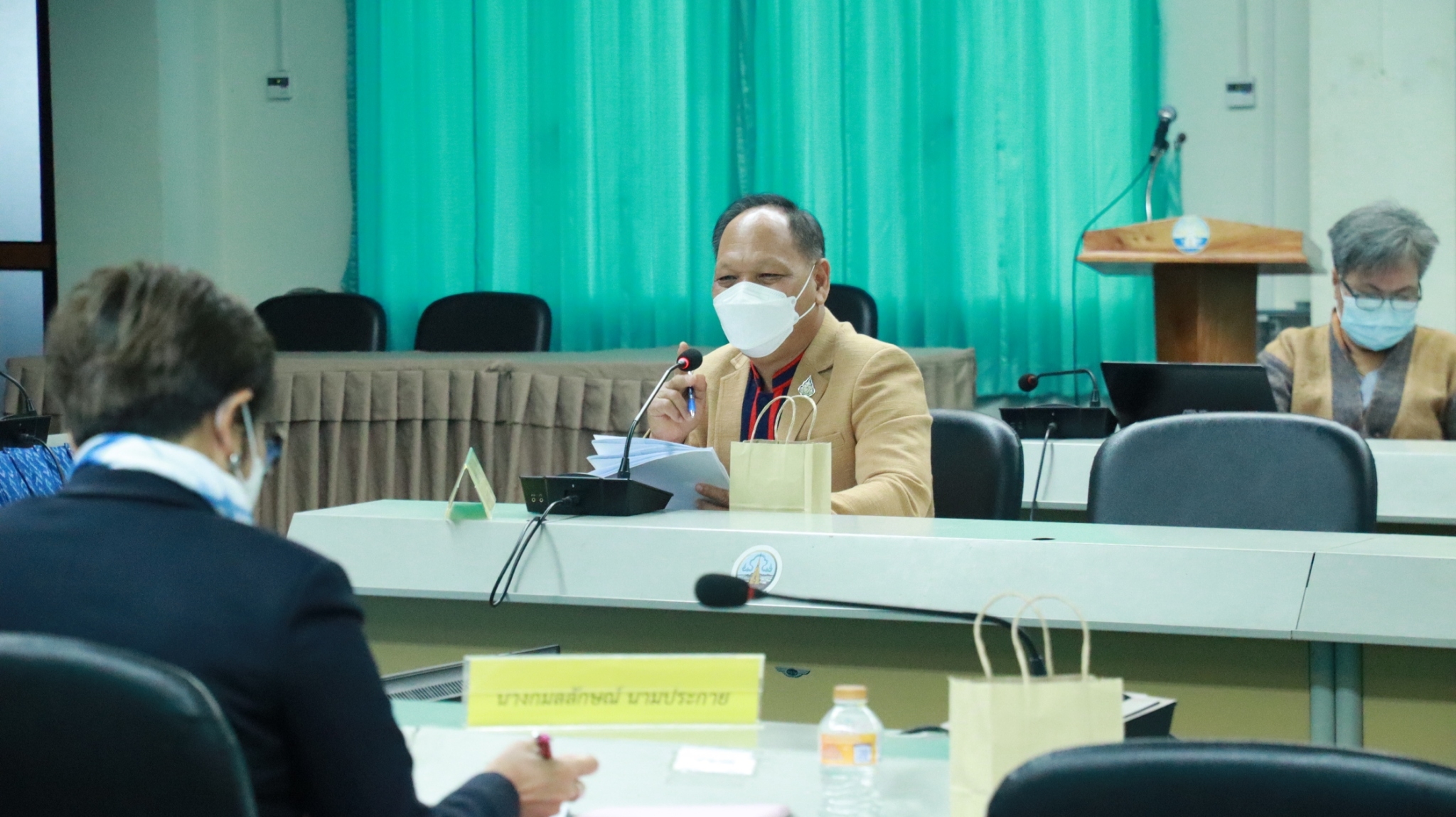 จังหวัดสกลนคร : ประชุมคณะกรรมการประสานและขับเคลื่อนนโยบายสานพลังประชารัฐประจำจังหวัด
