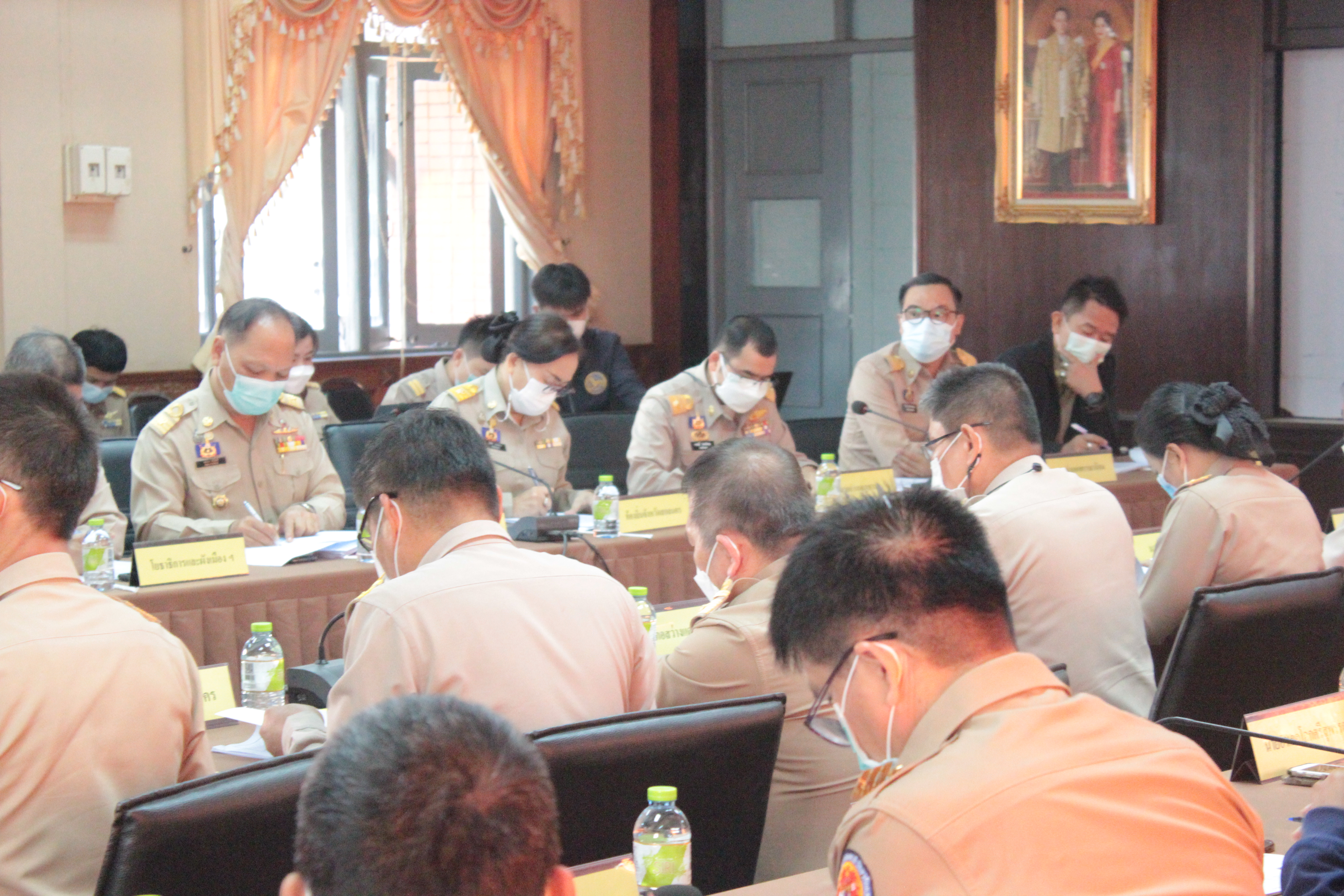 พจ.สกลนคร : ร่วมประชุมหัวหน้าส่วนราชการสังกัดกระทรวงมหาดไทย เดือนกุมภาพันธ์ 2565
