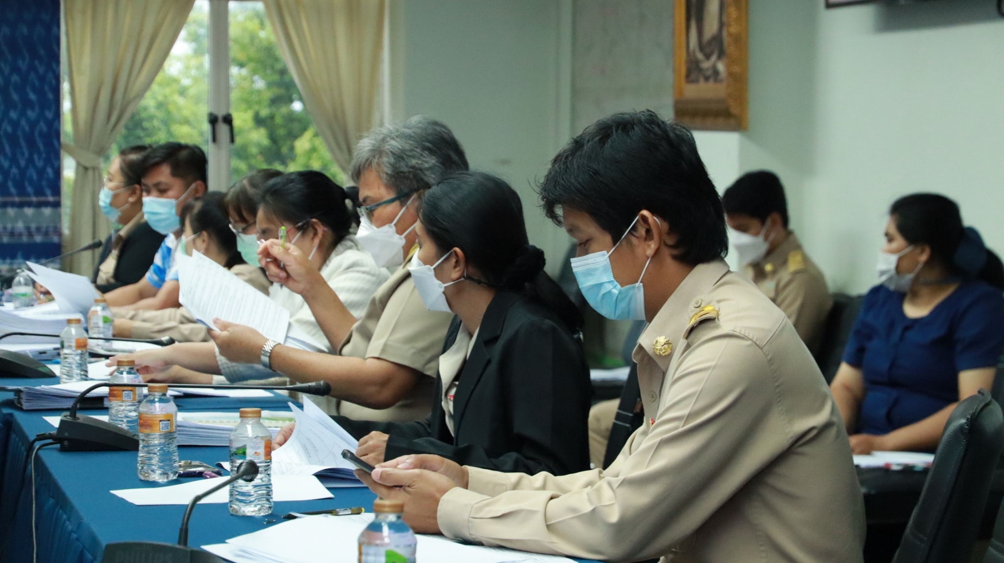 พช.สกลนคร : ร่วมประชุมคณะกรรมการขับเคลื่อนไทยไปด้วยกันระดับจังหวัด ครั้งที่ 1/2565
