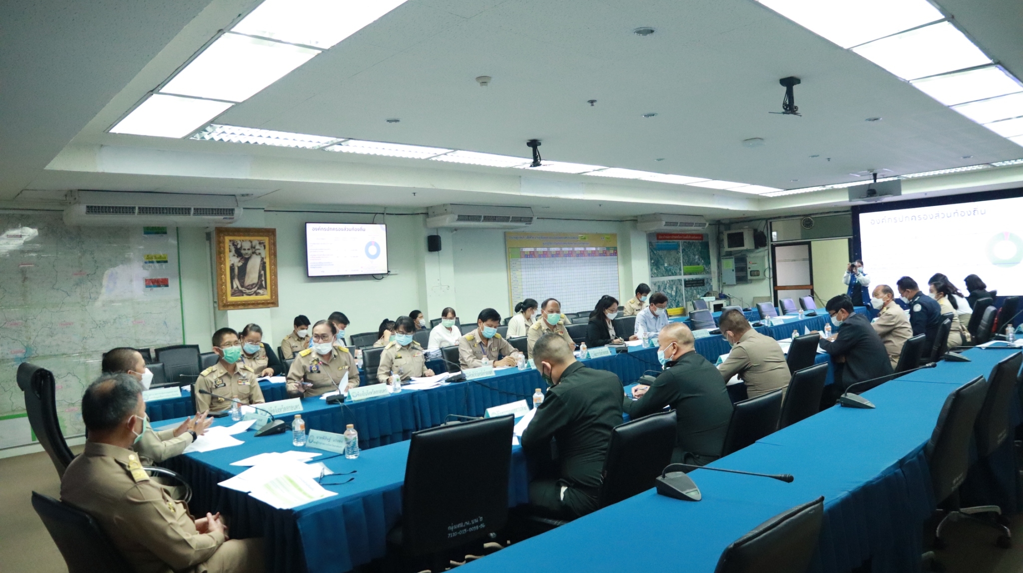 พช.สกลนคร : ร่วมประชุมคณะกรรมการขับเคลื่อนไทยไปด้วยกันระดับจังหวัด ครั้งที่ 1/2565