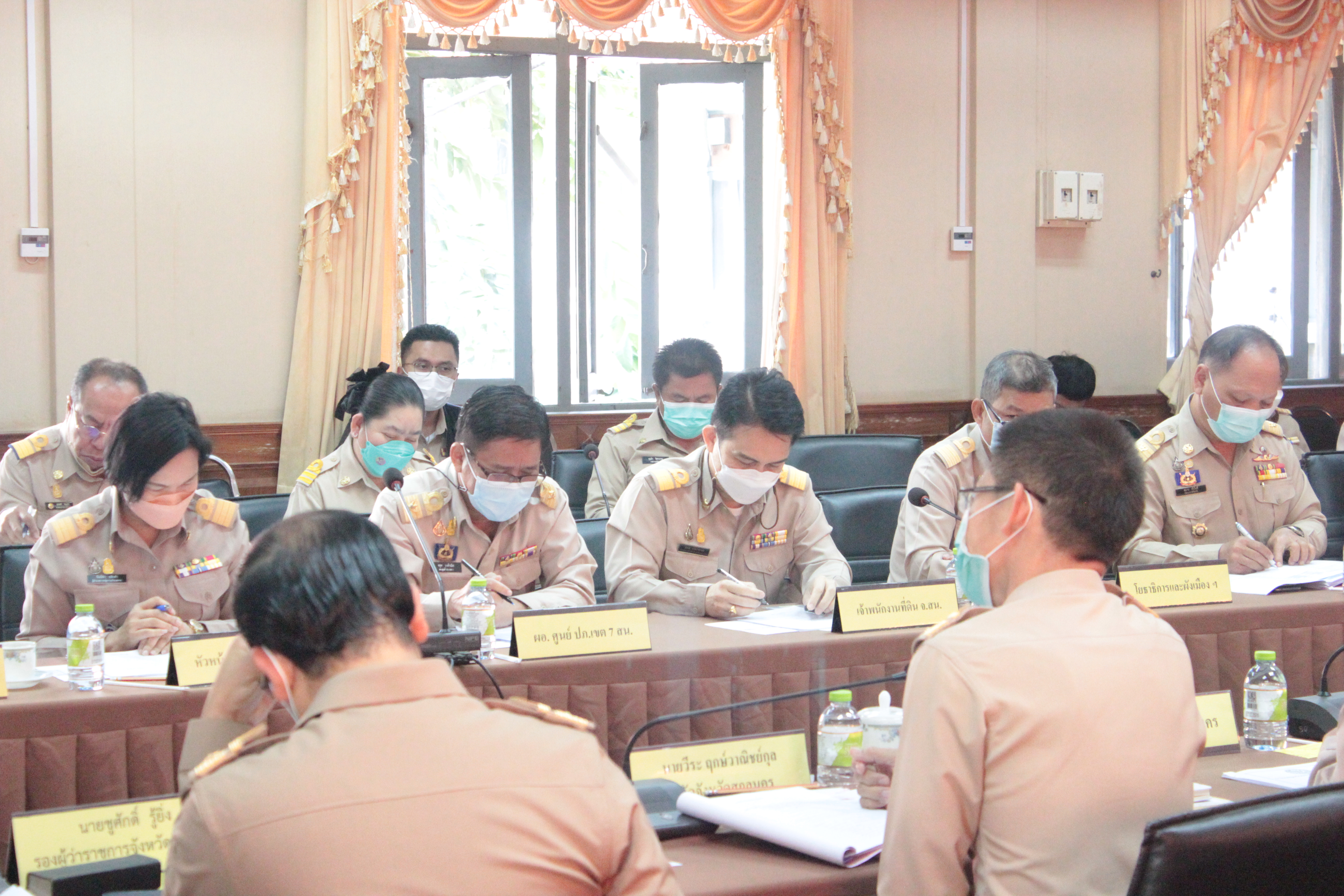 พจ.สกลนคร : ร่วมประชุมหัวหน้าส่วนราชการสังกัดกระทรวงมหาดไทย เดือนกุมภาพันธ์ 2565