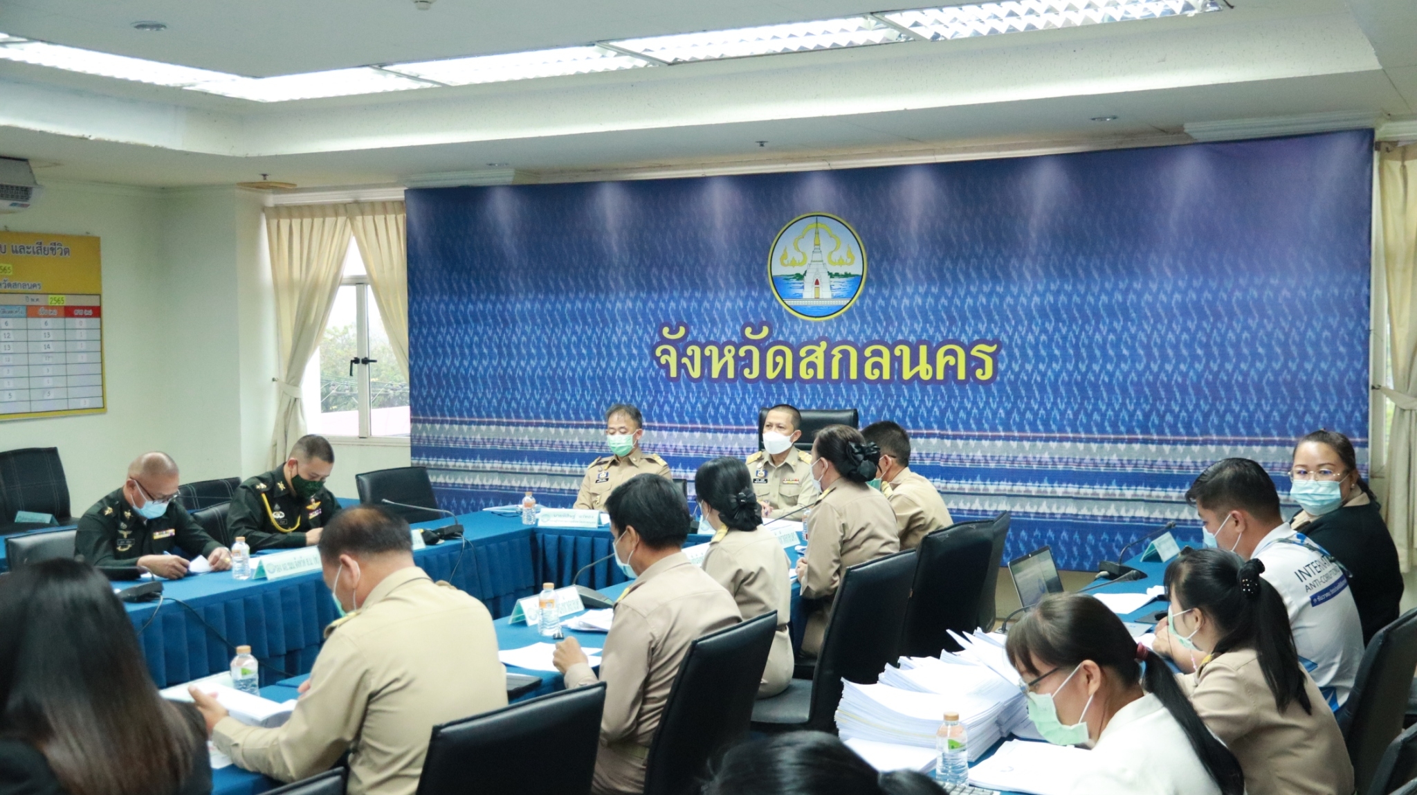 พช.สกลนคร : ร่วมประชุมคณะกรรมการขับเคลื่อนไทยไปด้วยกันระดับจังหวัด ครั้งที่ 1/2565